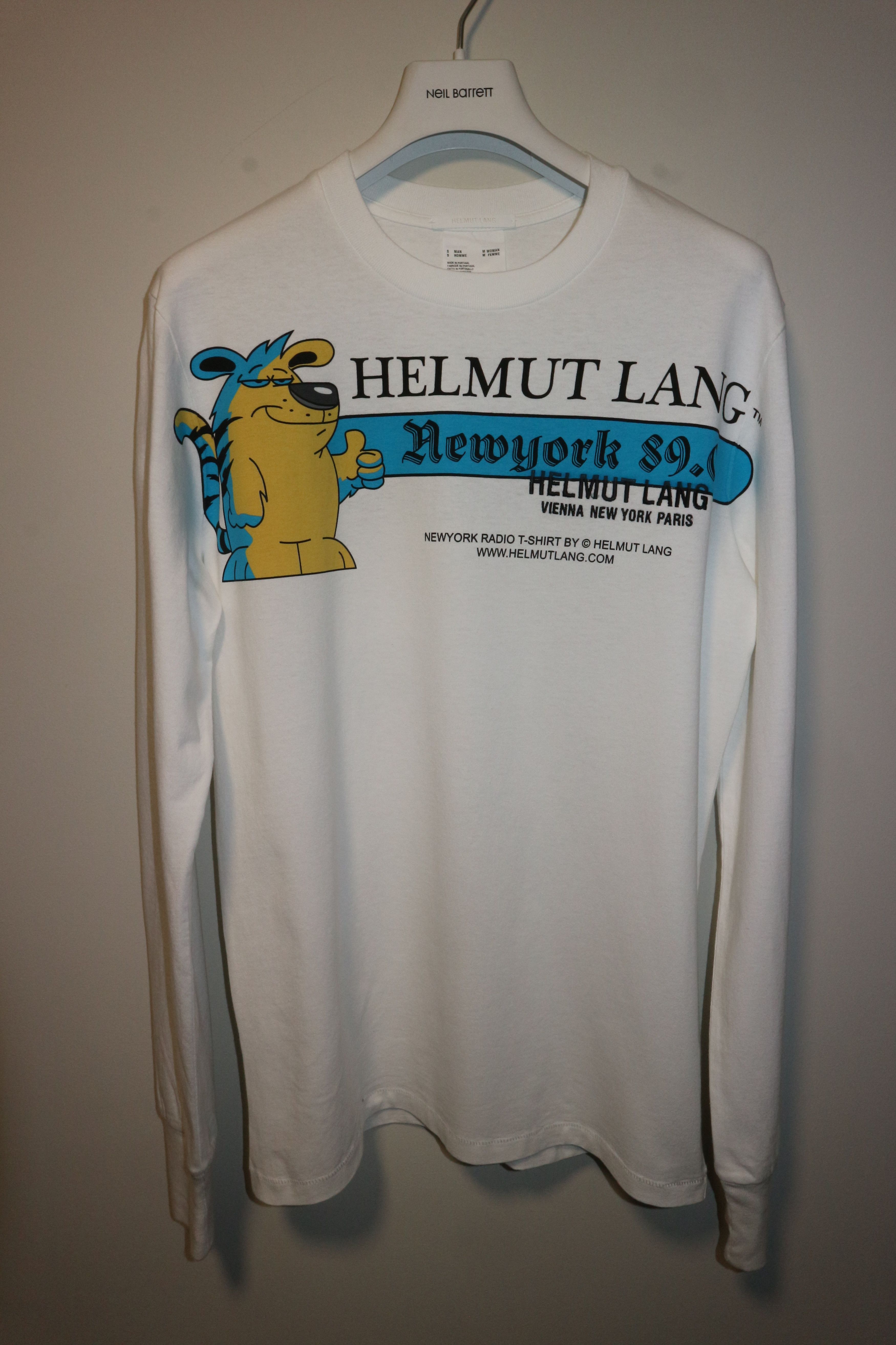 Helmut Lang Standard radio long sleeve tshirt Size US XL / EU 56 / 4 - 1 Thumbnail