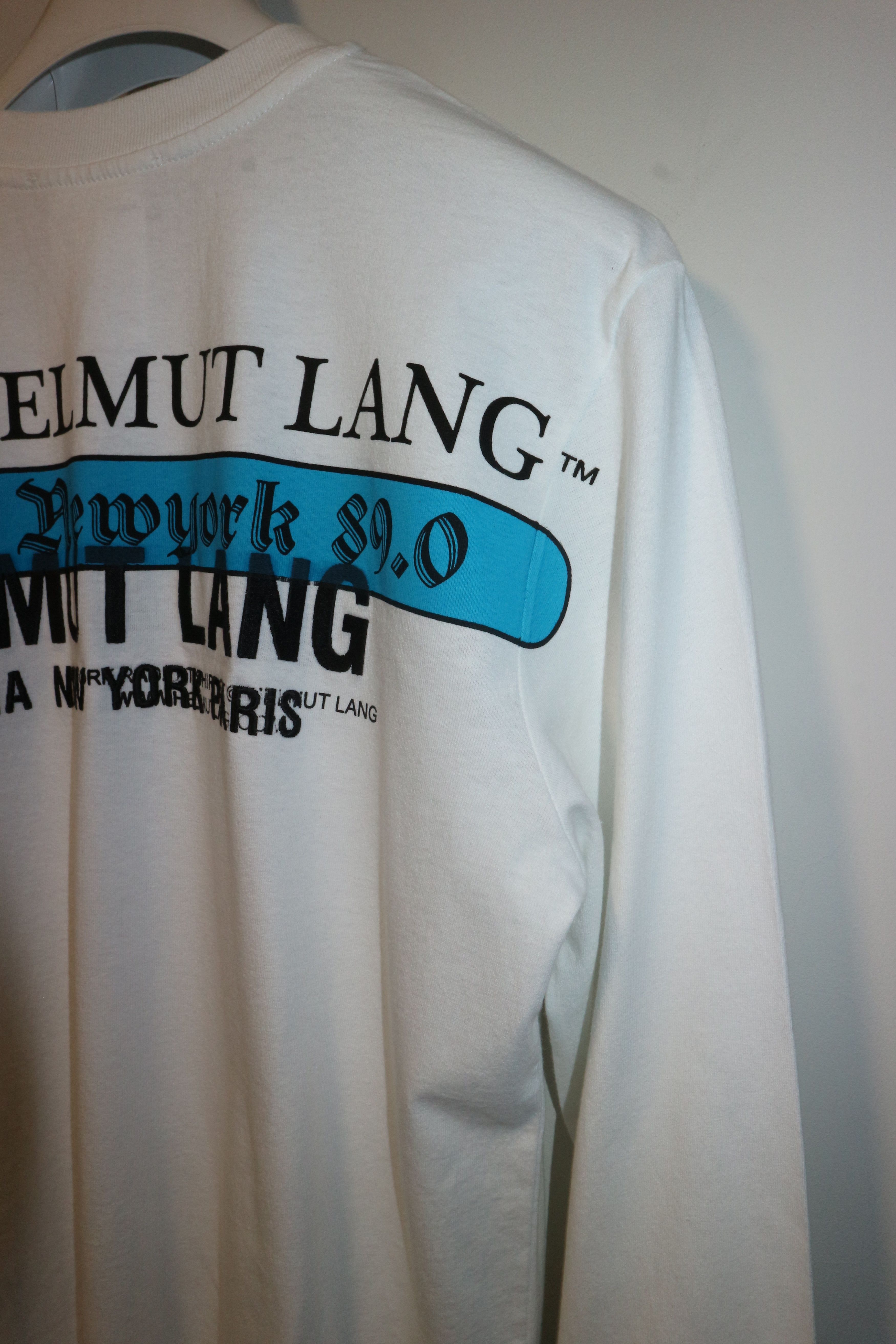 Helmut Lang Standard radio long sleeve tshirt Size US XL / EU 56 / 4 - 9 Thumbnail