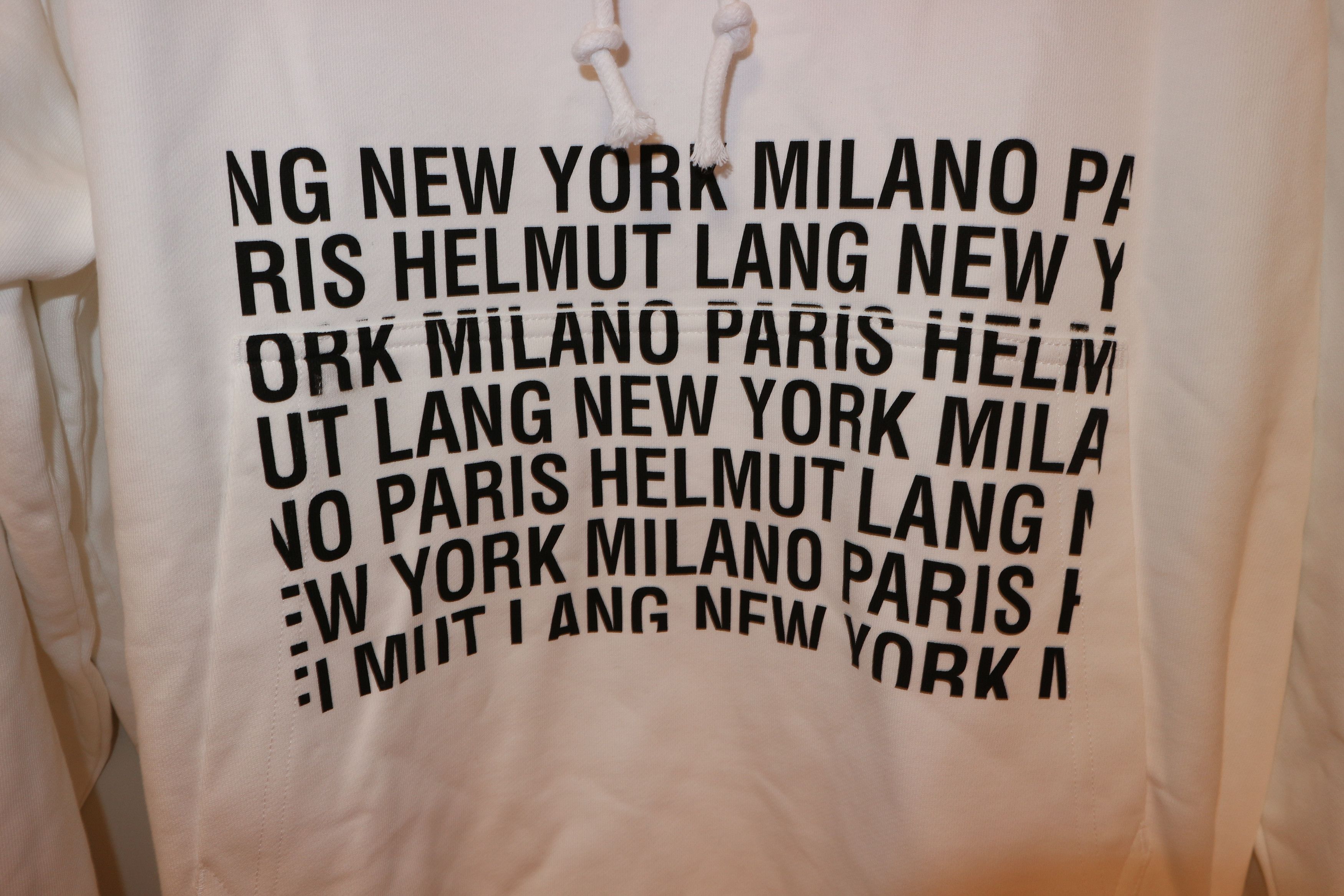 Helmut Lang Box logo hoodie Size US S / EU 44-46 / 1 - 3 Thumbnail