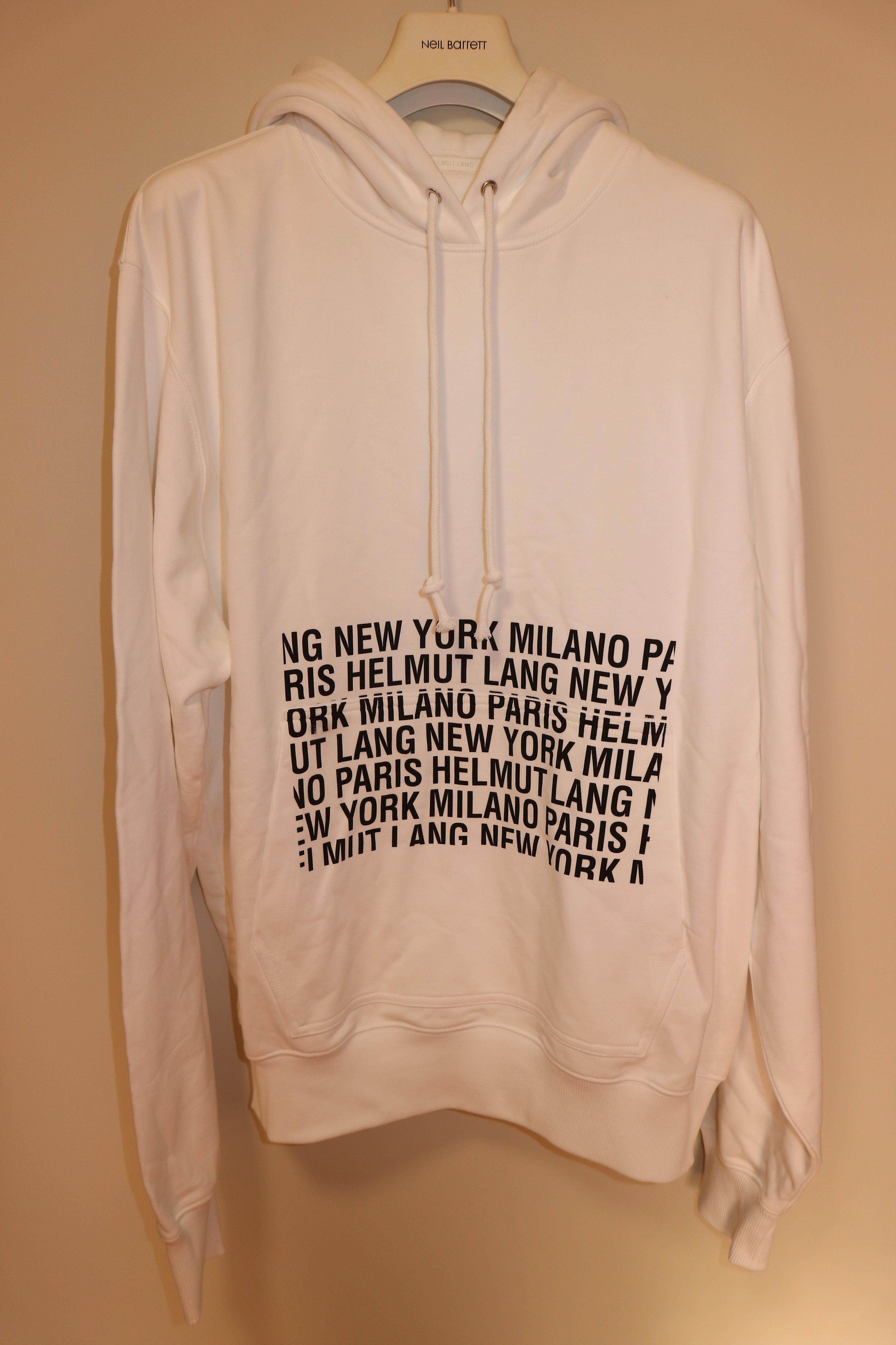 Helmut Lang Box logo hoodie Size US S / EU 44-46 / 1 - 1 Thumbnail