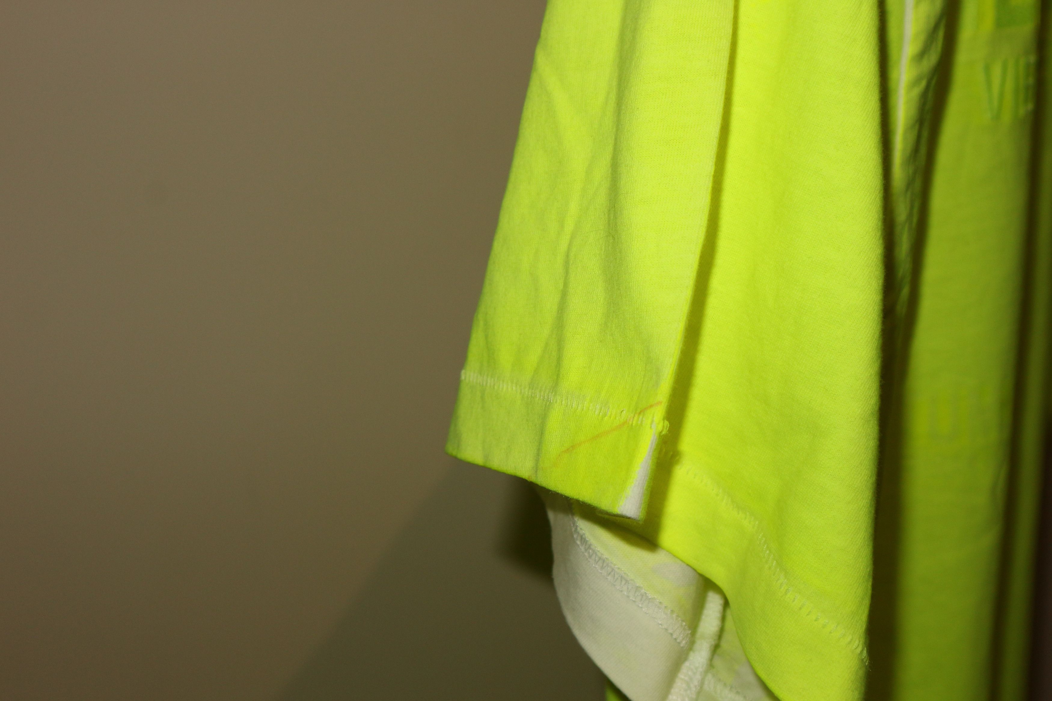 Helmut Lang embroidered logo fluo t-shirt Size US XL / EU 56 / 4 - 10 Thumbnail