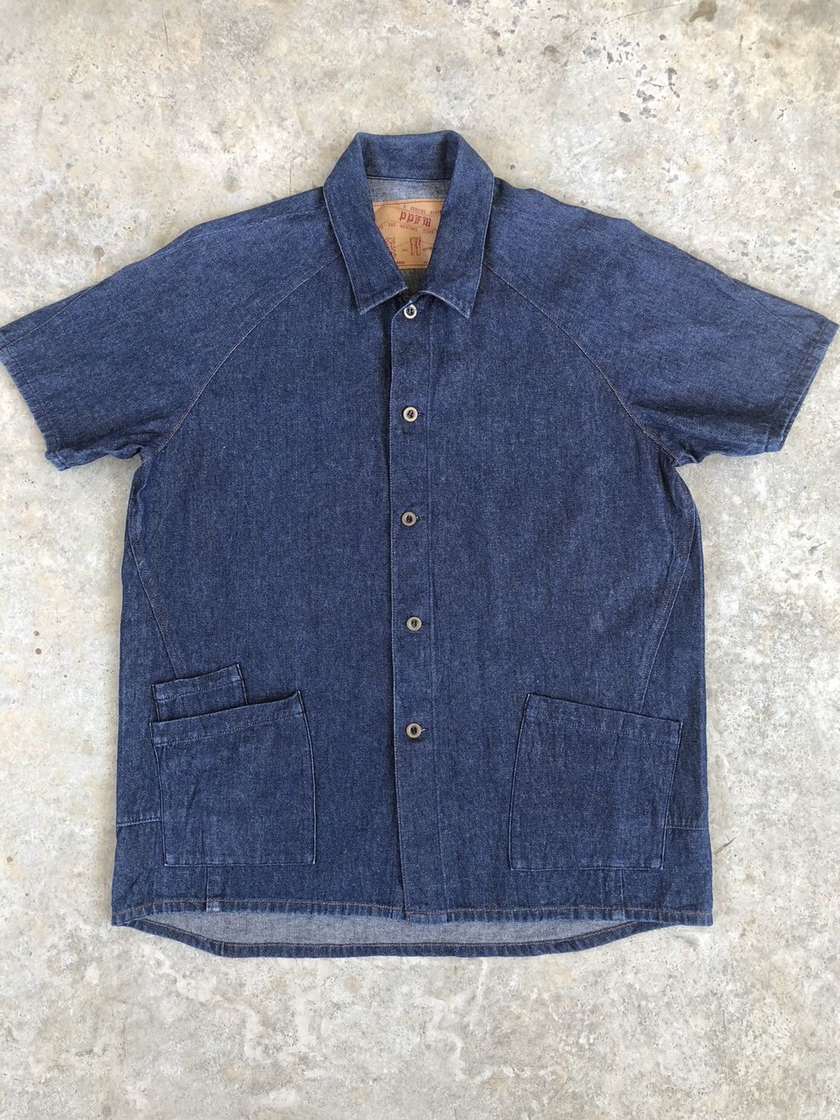 PPFM Japanese PPFM Denim shirt button up Size US M / EU 48-50 / 2 - 1 Thumbnail