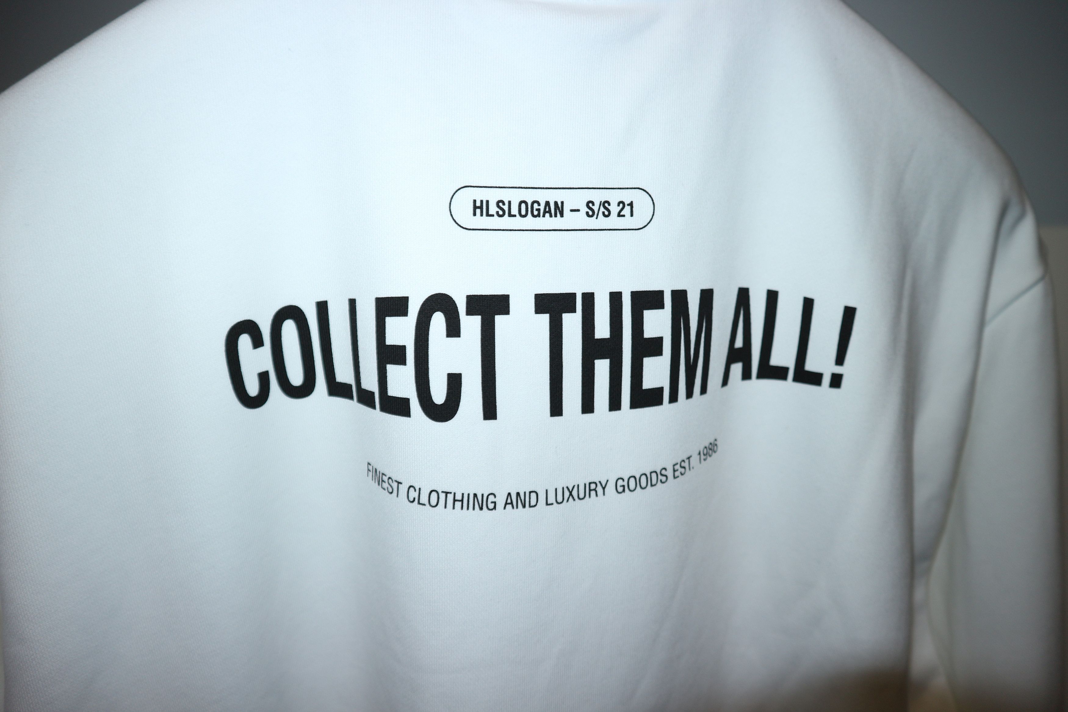 Helmut Lang Slogan logo print sweatshirt Size US XL / EU 56 / 4 - 9 Thumbnail