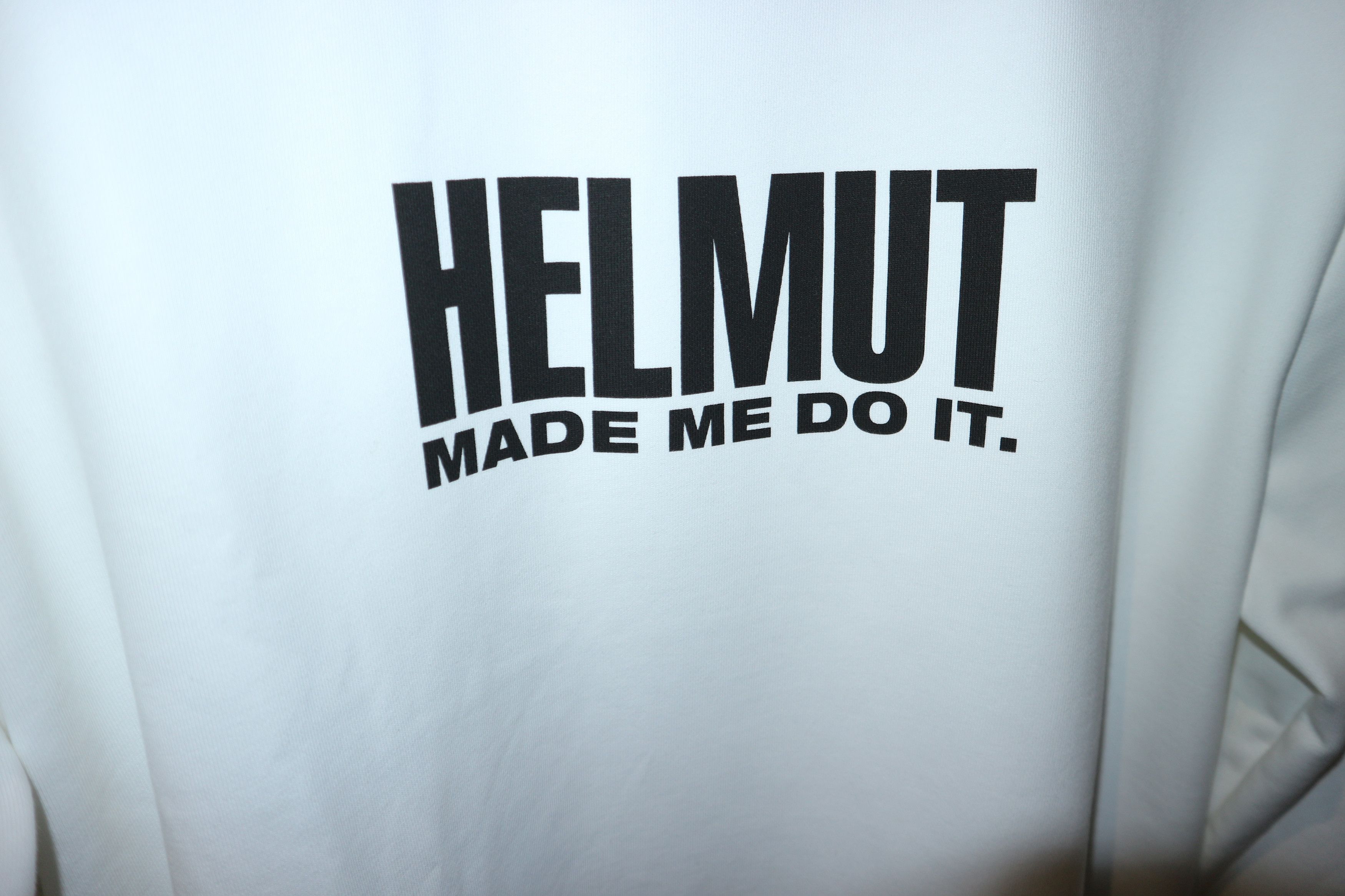 Helmut Lang Slogan logo print sweatshirt Size US XL / EU 56 / 4 - 5 Thumbnail