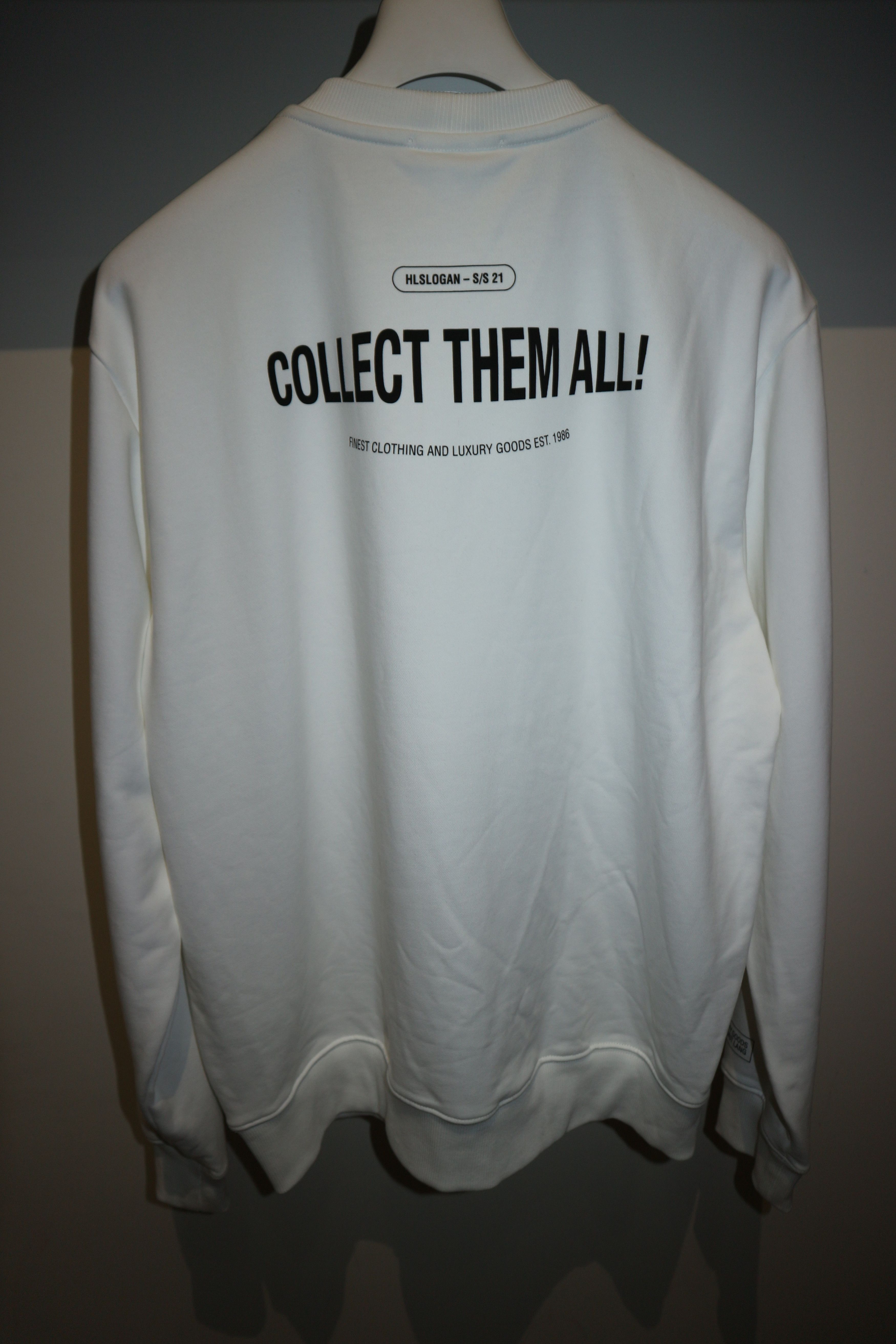 Helmut Lang Slogan logo print sweatshirt Size US XL / EU 56 / 4 - 8 Thumbnail