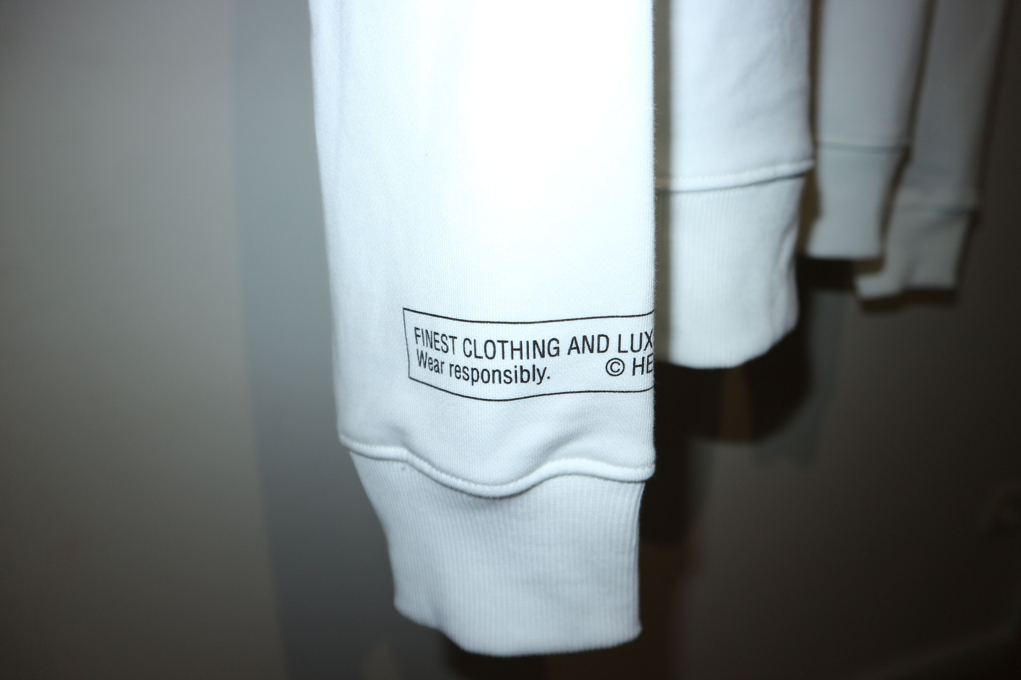 Helmut Lang Slogan logo print sweatshirt Size US XL / EU 56 / 4 - 3 Thumbnail