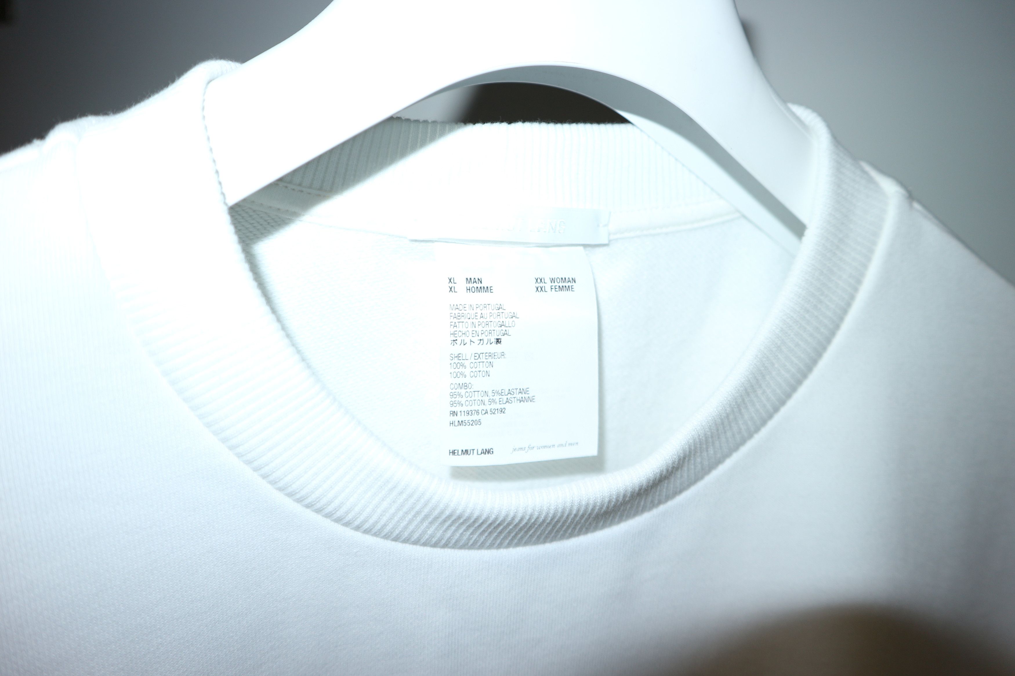 Helmut Lang Slogan logo print sweatshirt Size US XL / EU 56 / 4 - 4 Thumbnail