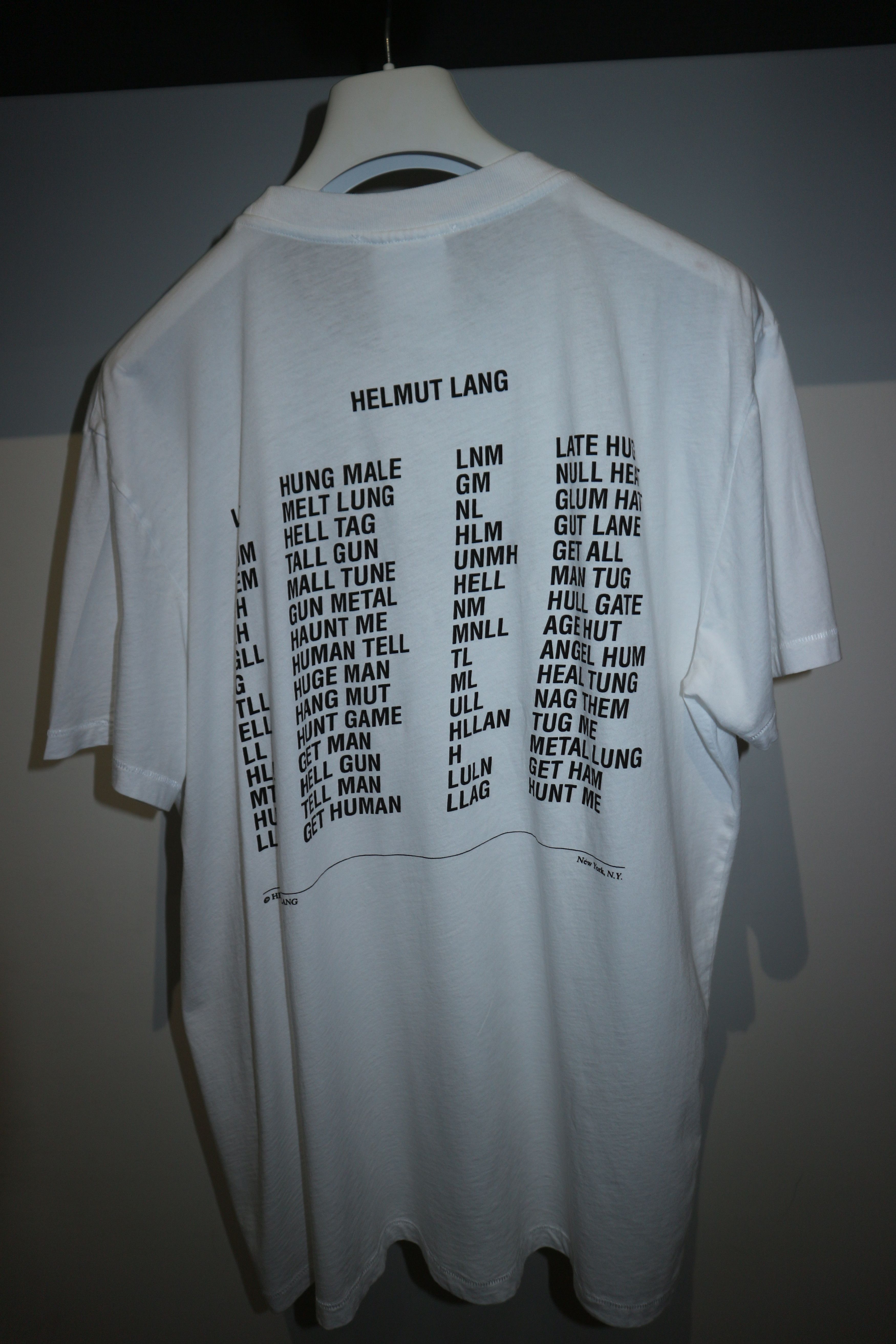 Helmut Lang "Late hug" exclusive for Ssence t-shirt Size US XL / EU 56 / 4 - 6 Thumbnail