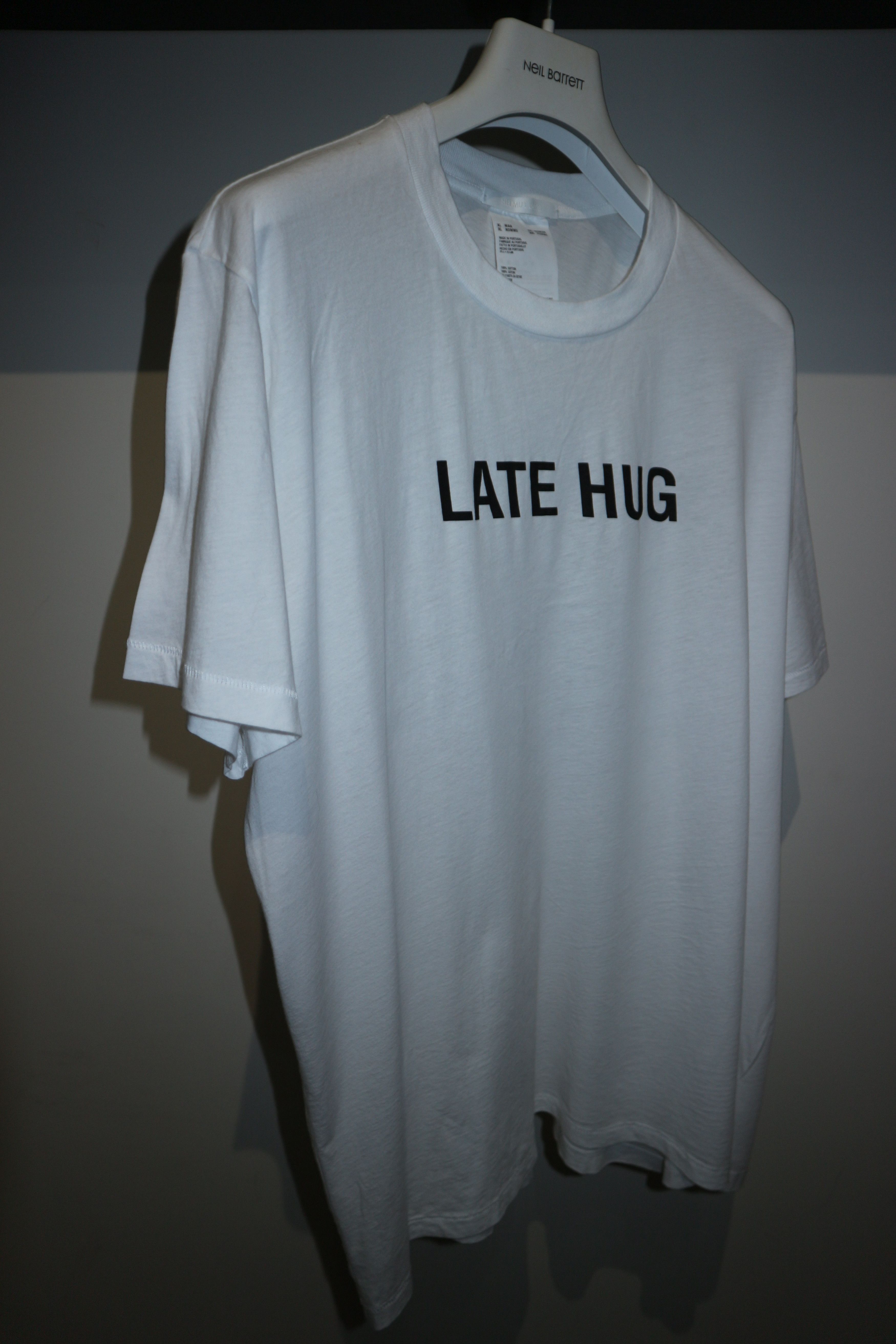 Helmut Lang "Late hug" exclusive for Ssence t-shirt Size US XL / EU 56 / 4 - 2 Thumbnail