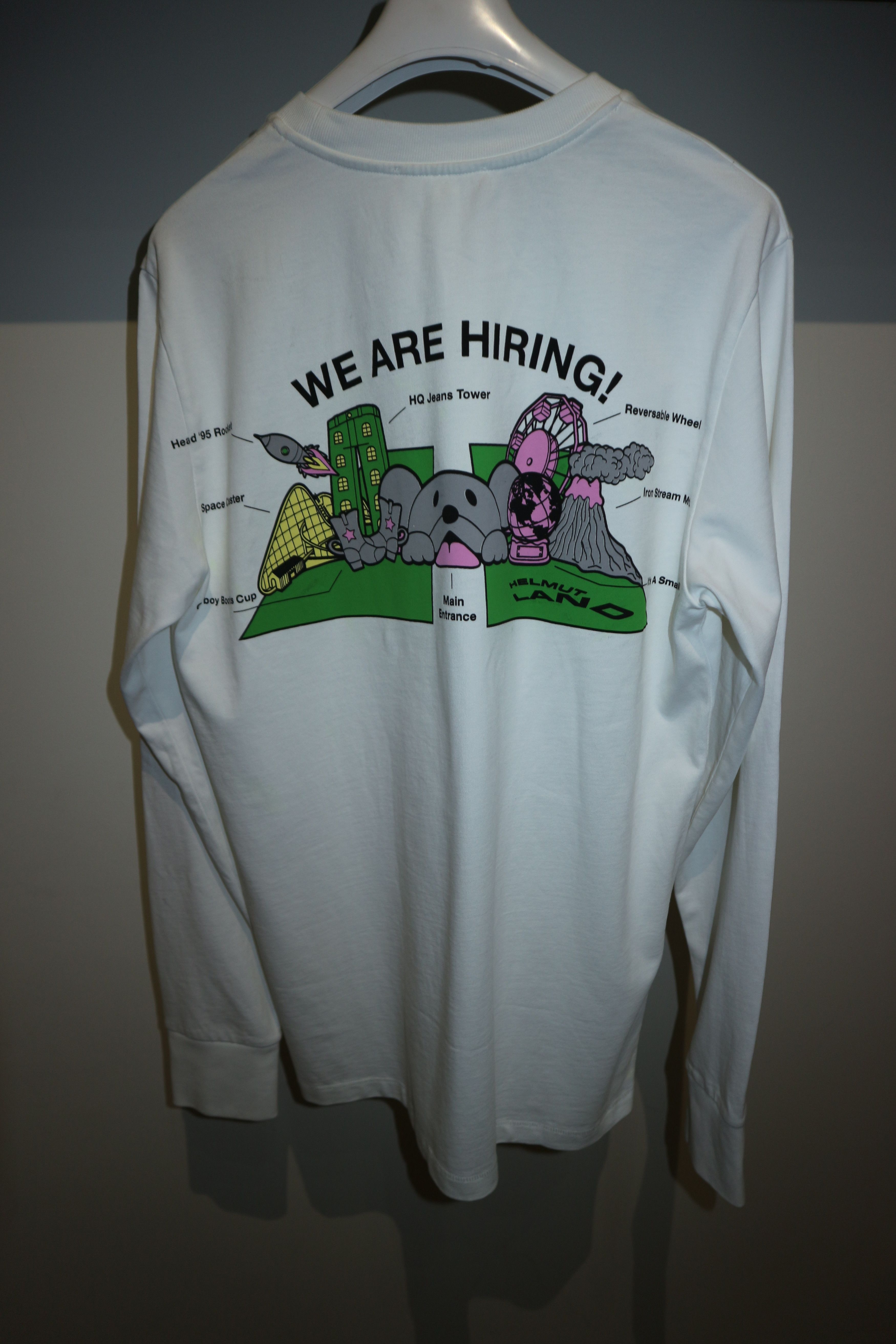 Helmut Lang Helmut Land print longsleeve t-shirt Size US XL / EU 56 / 4 - 5 Thumbnail