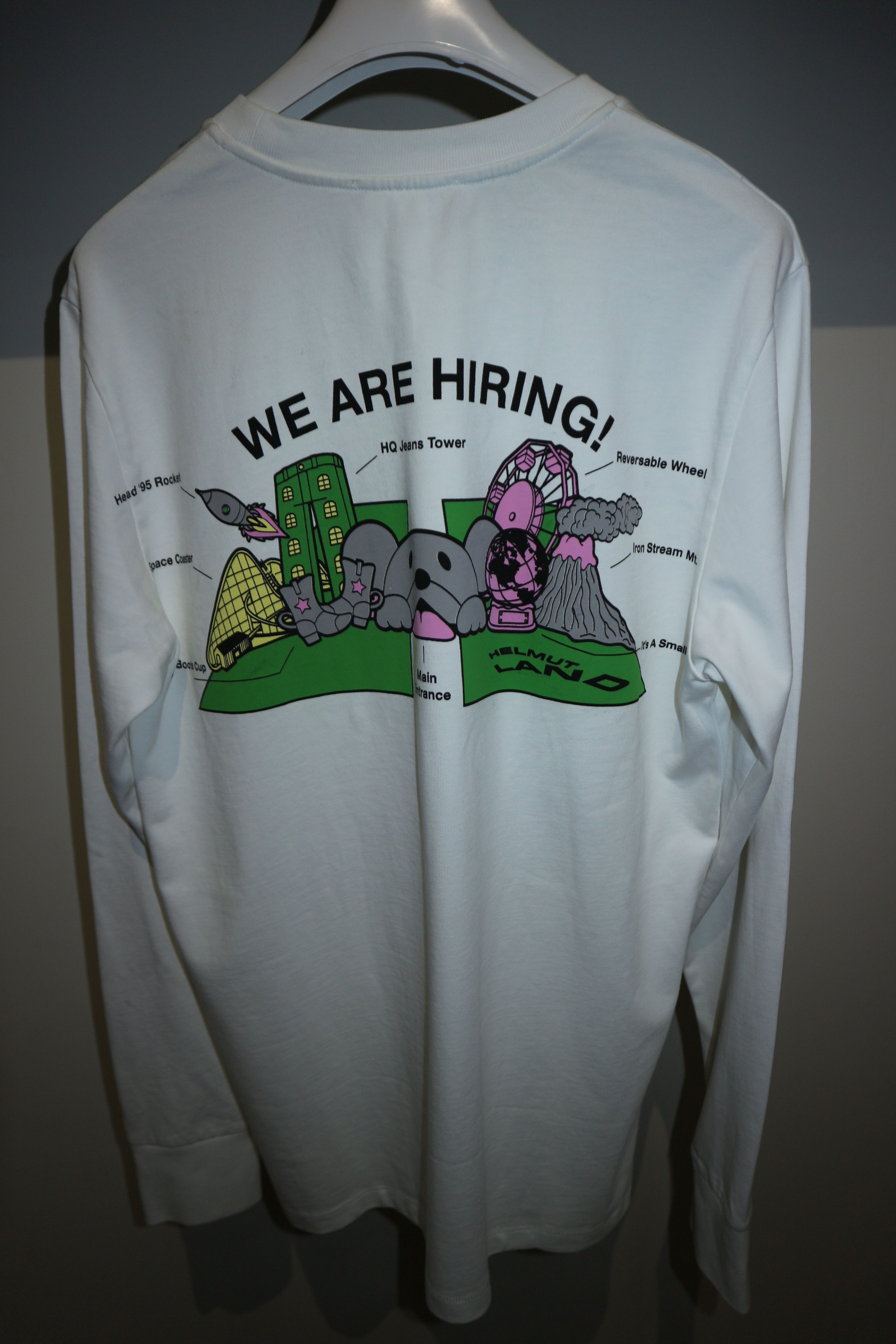 Helmut Lang Helmut Land print longsleeve t-shirt Size US XL / EU 56 / 4 - 8 Thumbnail