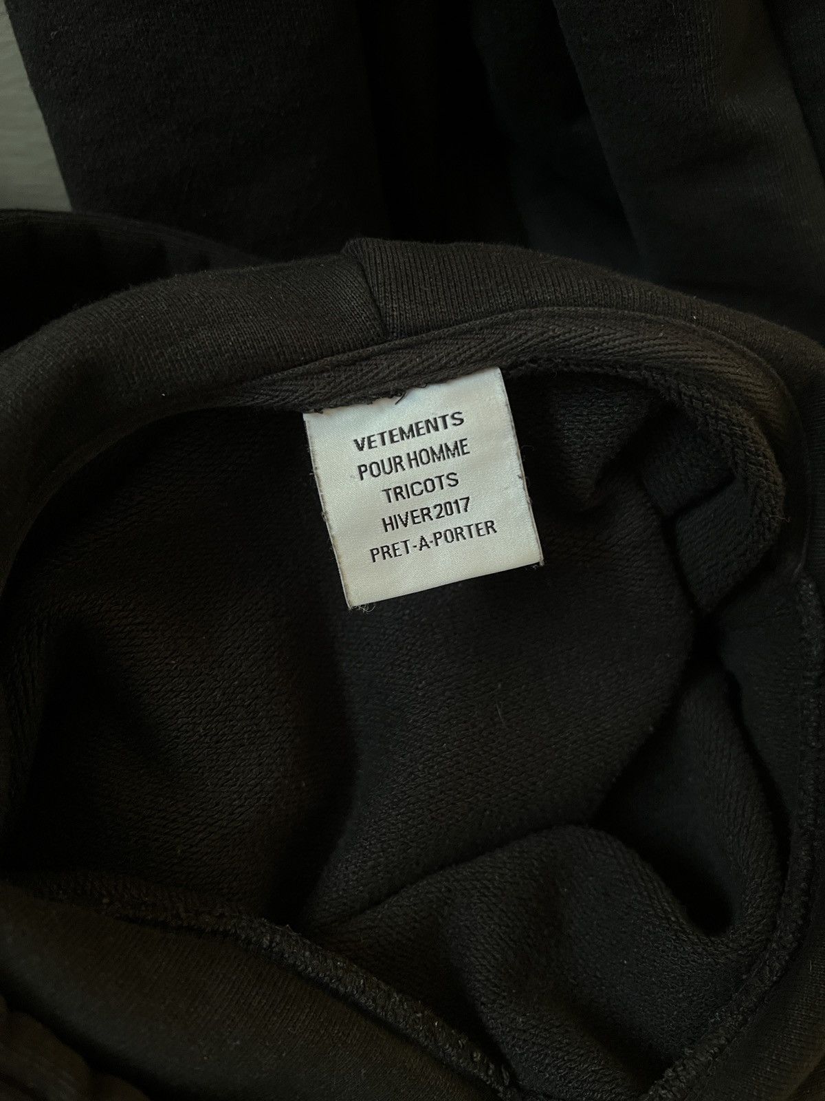 Vetements *Rare* Vetements HOMME Total Fucking Darkness Hoodie Size US M / EU 48-50 / 2 - 8 Thumbnail