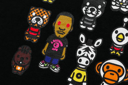Bape DS! BAPE KID CUDI MOON MAN BABY MILO CREWNECK SWEATSHIRT Size US M / EU 48-50 / 2 - 4 Thumbnail