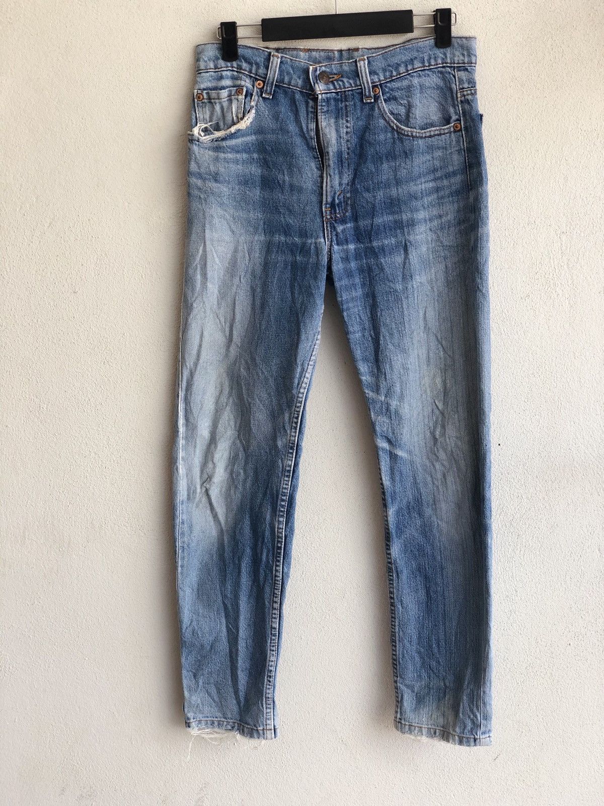 vintage 80’s Levi’s 505 Distressed Denim