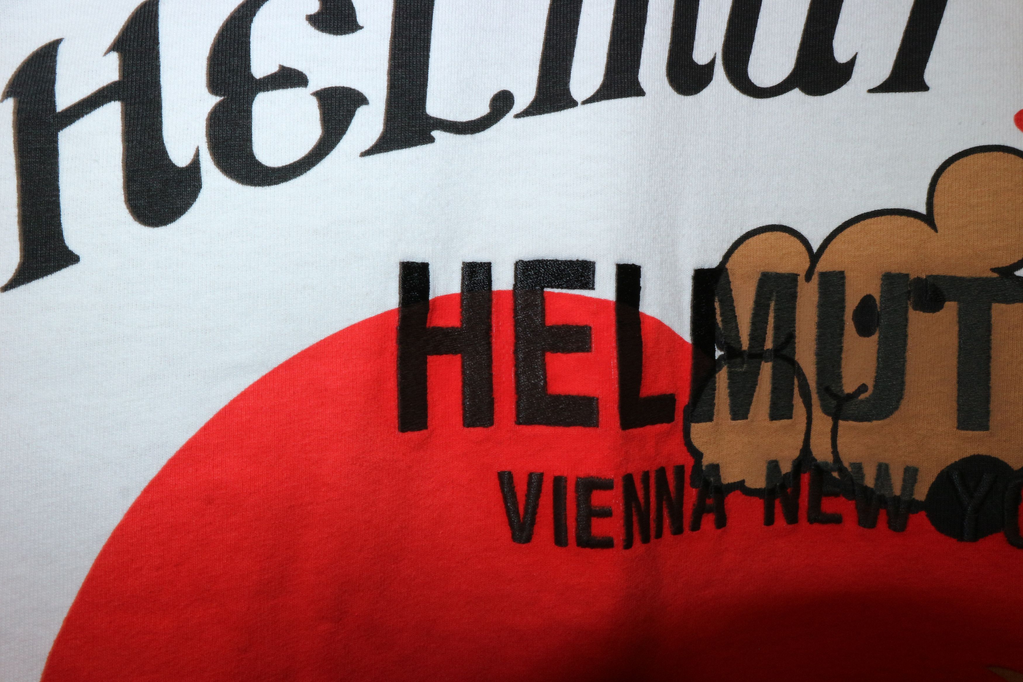 Helmut Lang teddy bear valentine t-shirt Size US XL / EU 56 / 4 - 13 Thumbnail