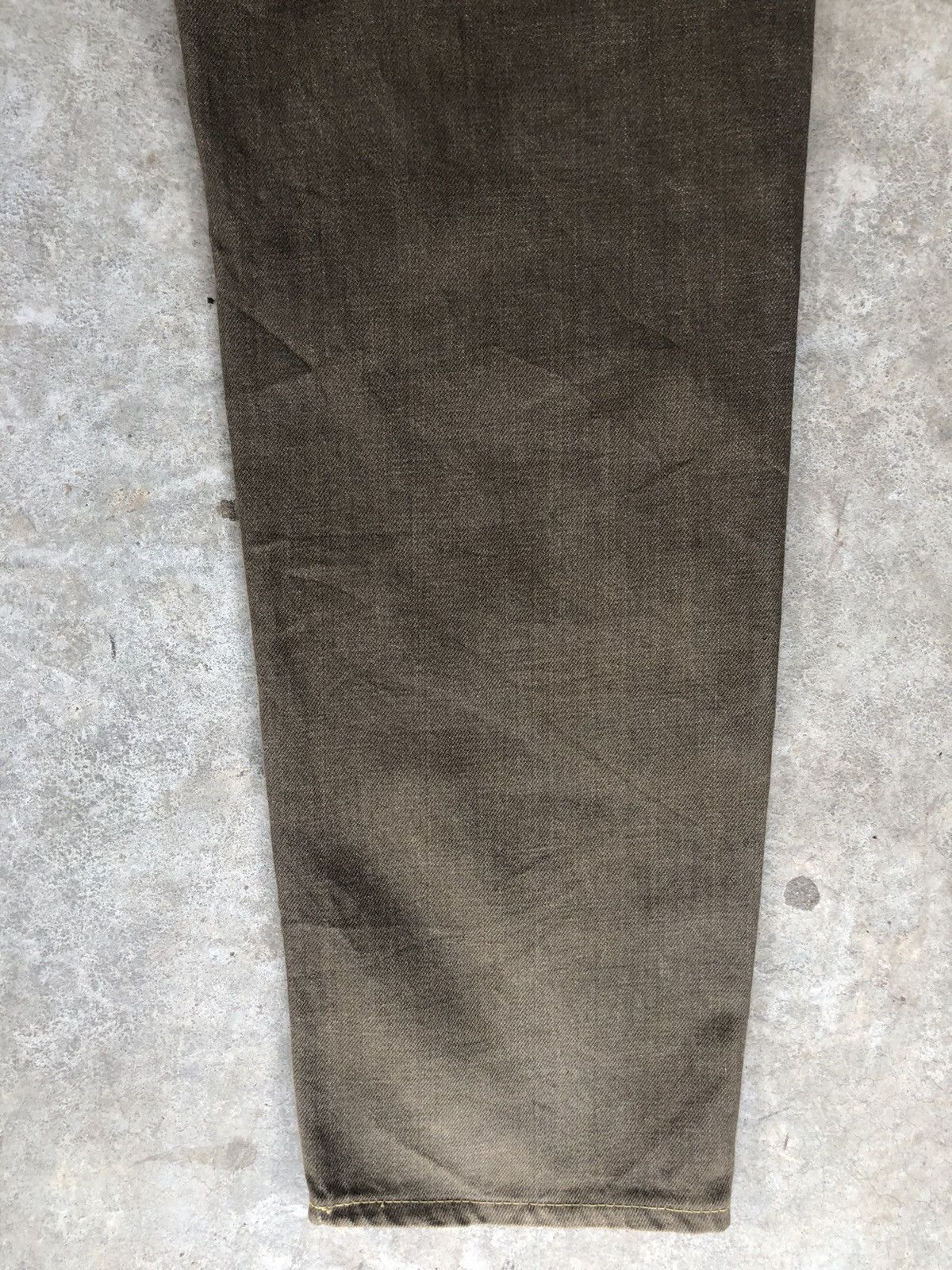 Japanese Brand Scanner Fundamental Baggy Jeans hip hop Painted Denim Size US 33 - 10 Thumbnail