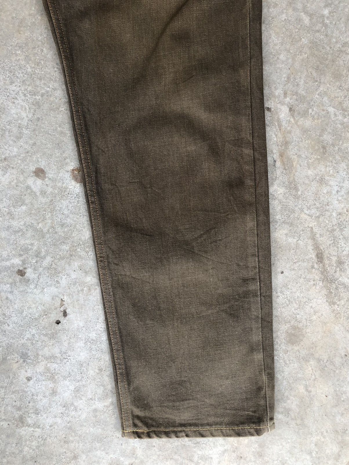 Japanese Brand Scanner Fundamental Baggy Jeans hip hop Painted Denim Size US 33 - 7 Thumbnail