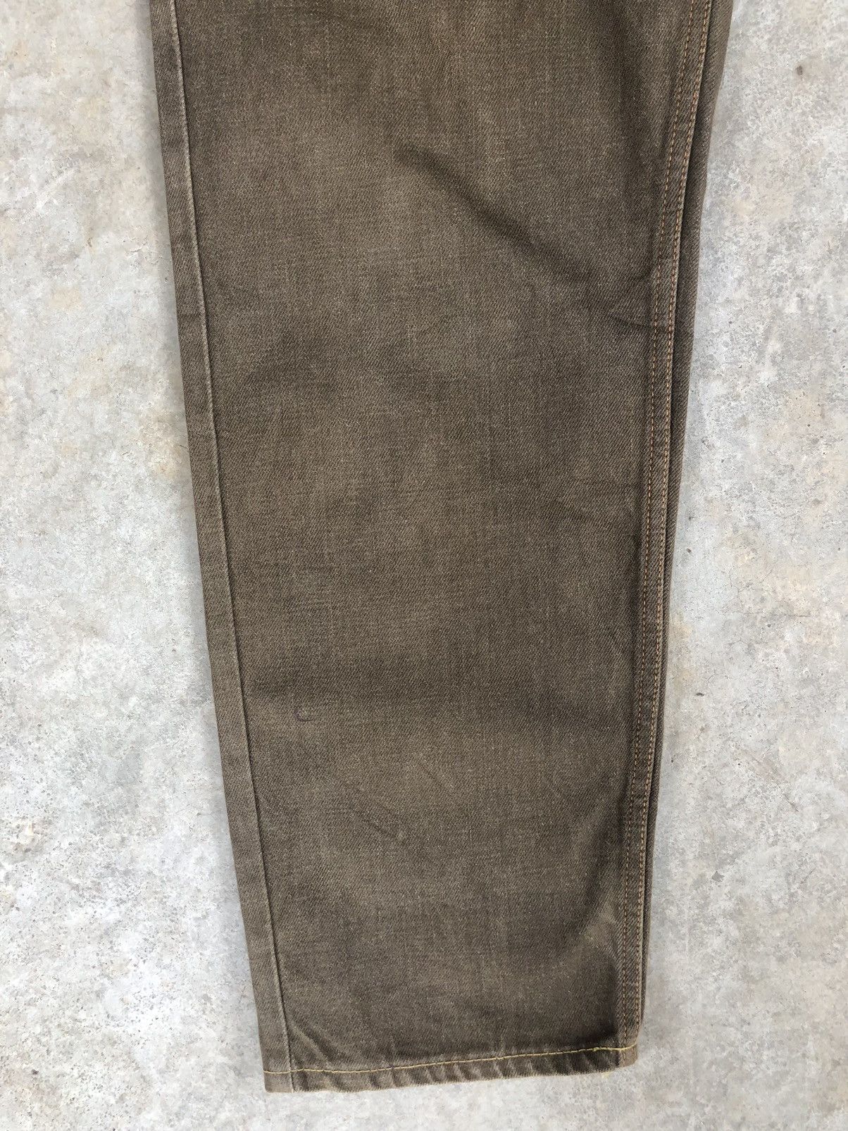 Japanese Brand Scanner Fundamental Baggy Jeans hip hop Painted Denim Size US 33 - 6 Thumbnail