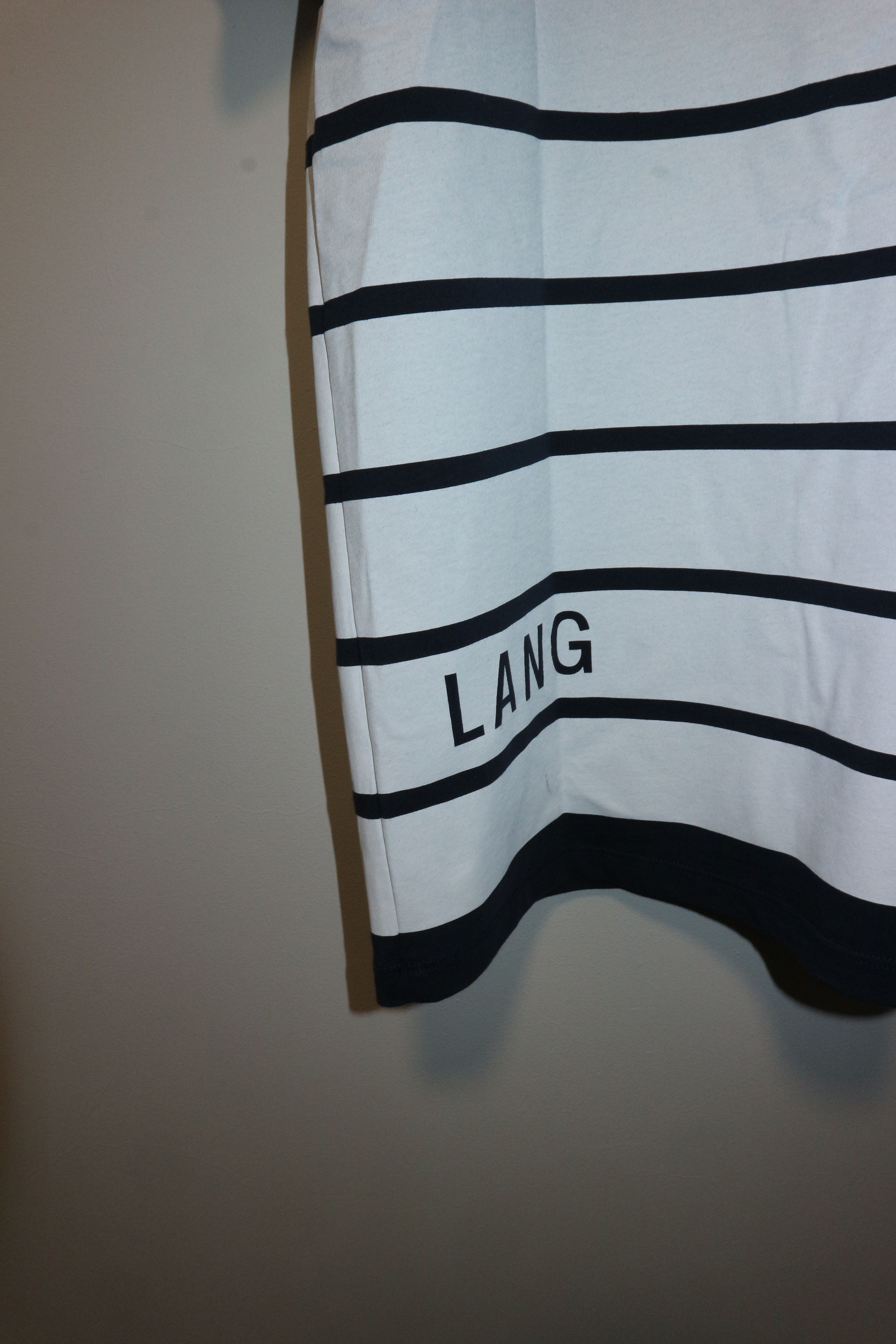 Helmut Lang logo stripes t-shirt Size US M / EU 48-50 / 2 - 7 Thumbnail
