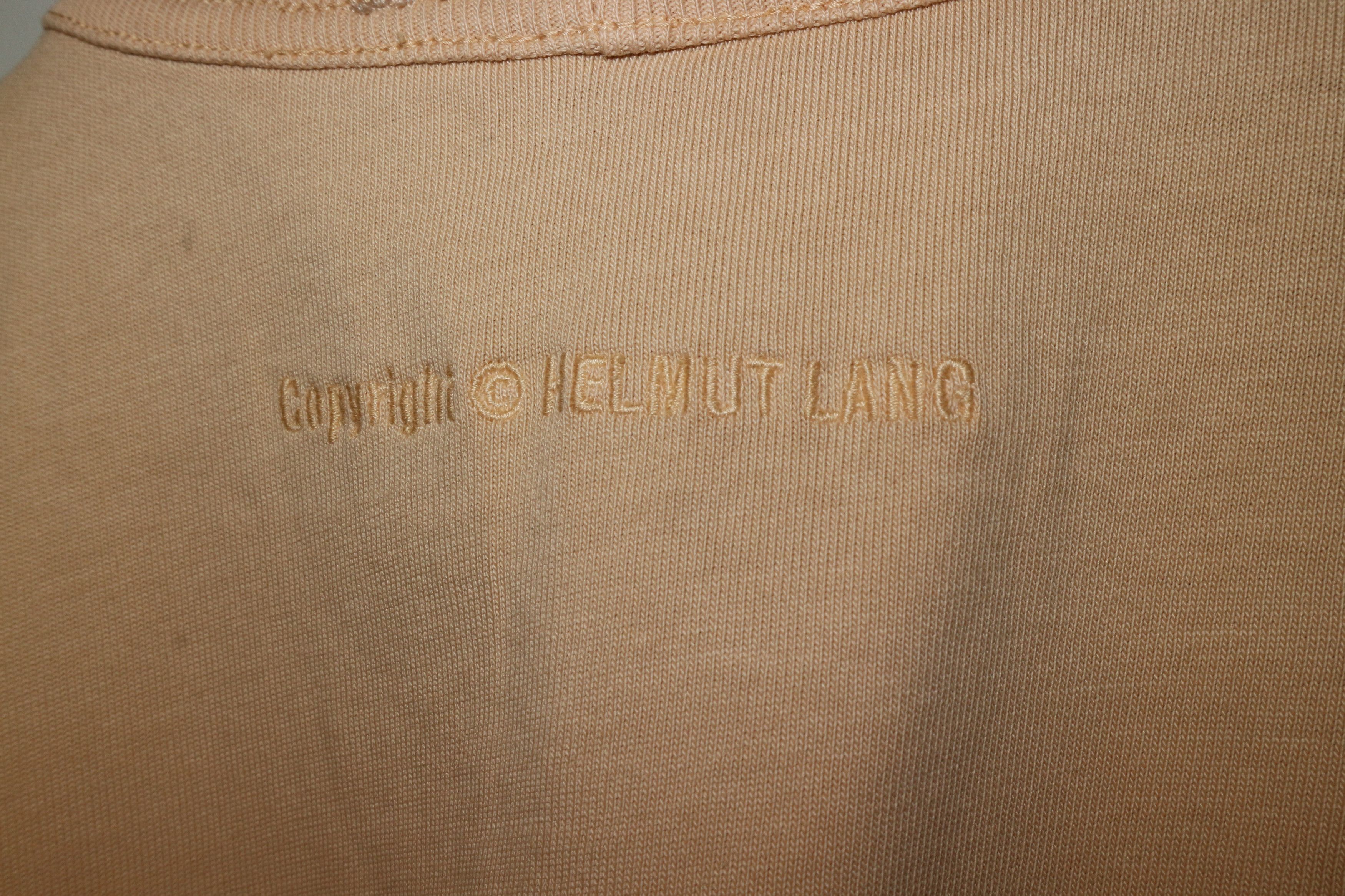 Helmut Lang Embroidered logo Patch t-shirt Size US M / EU 48-50 / 2 - 7 Thumbnail