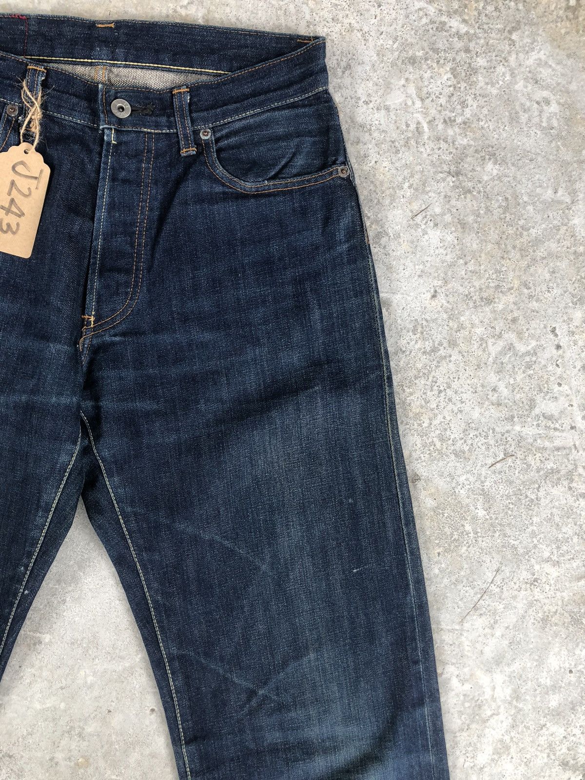 PPFM PPFM Selvedge Denim Distressed Denim Straight Cut Size US 30 / EU 46 - 5 Thumbnail