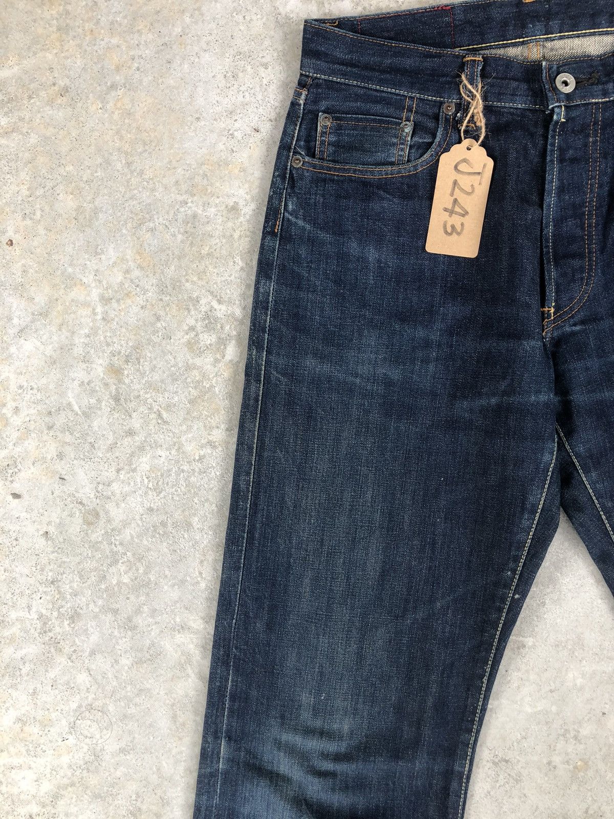 PPFM PPFM Selvedge Denim Distressed Denim Straight Cut Size US 30 / EU 46 - 4 Thumbnail