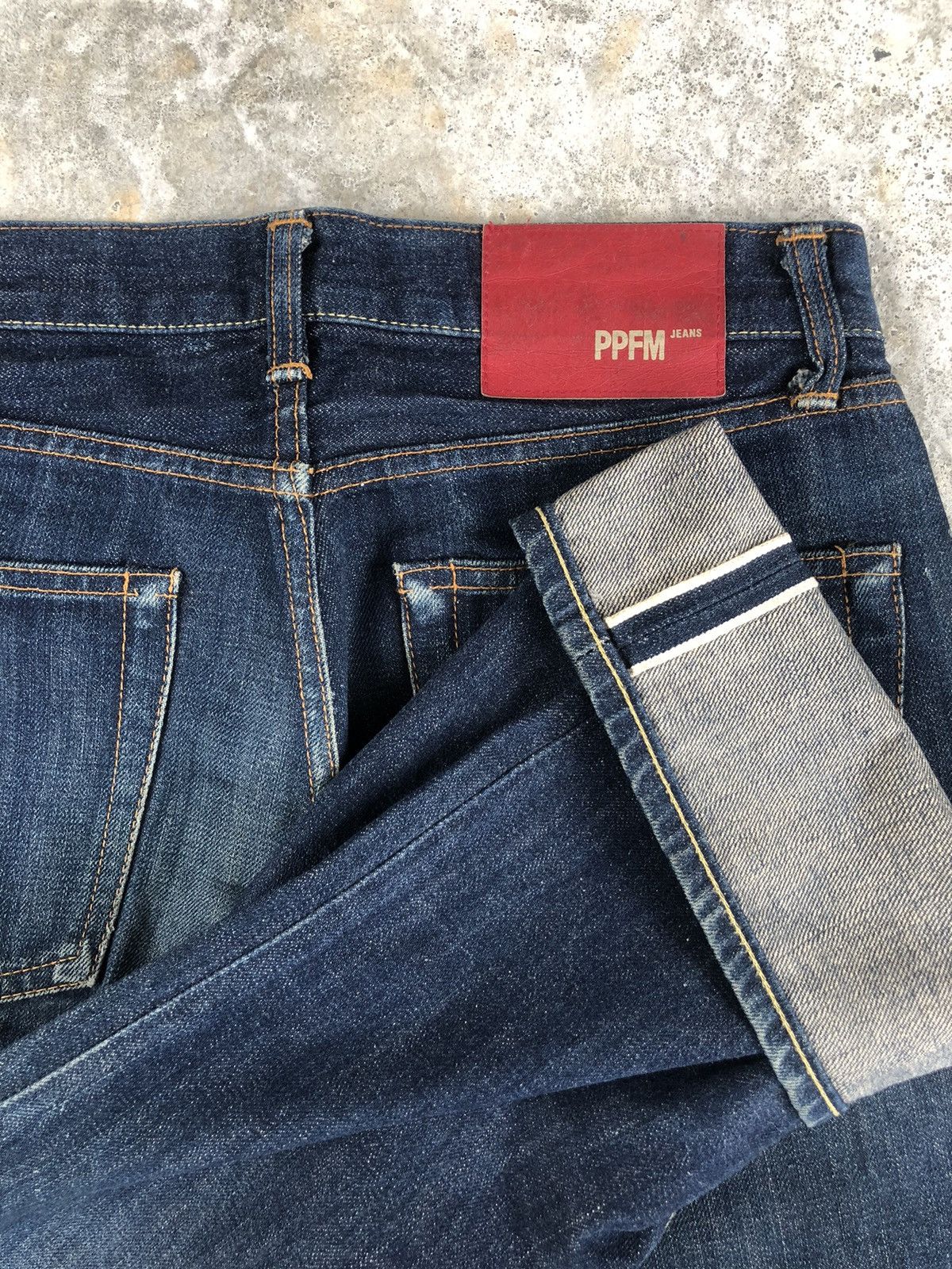 PPFM PPFM Selvedge Denim Distressed Denim Straight Cut Size US 30 / EU 46 - 16 Thumbnail