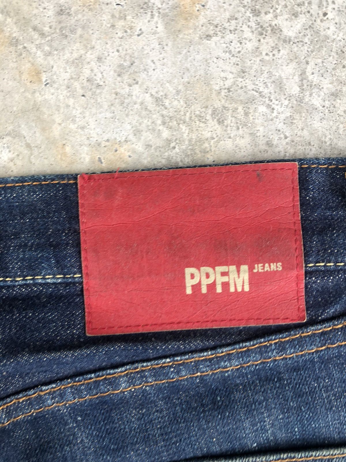 PPFM PPFM Selvedge Denim Distressed Denim Straight Cut Size US 30 / EU 46 - 15 Thumbnail