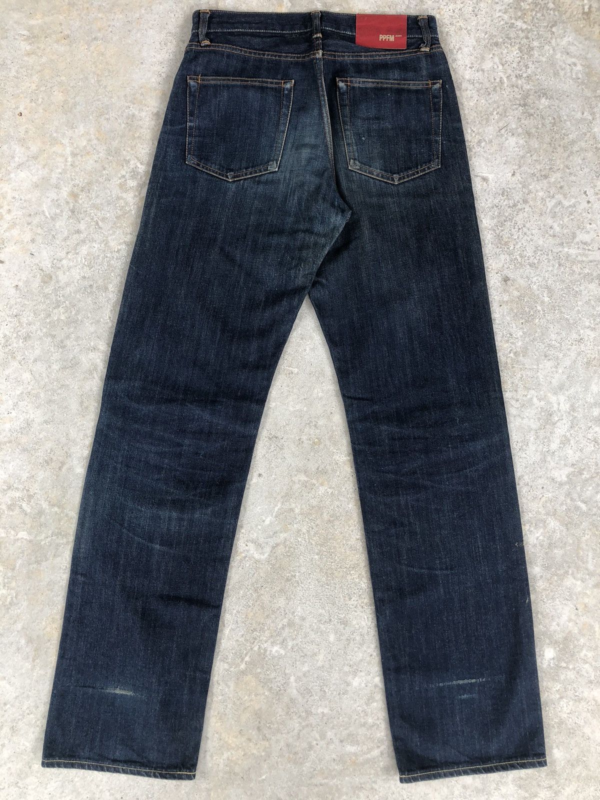 PPFM PPFM Selvedge Denim Distressed Denim Straight Cut Size US 30 / EU 46 - 2 Thumbnail