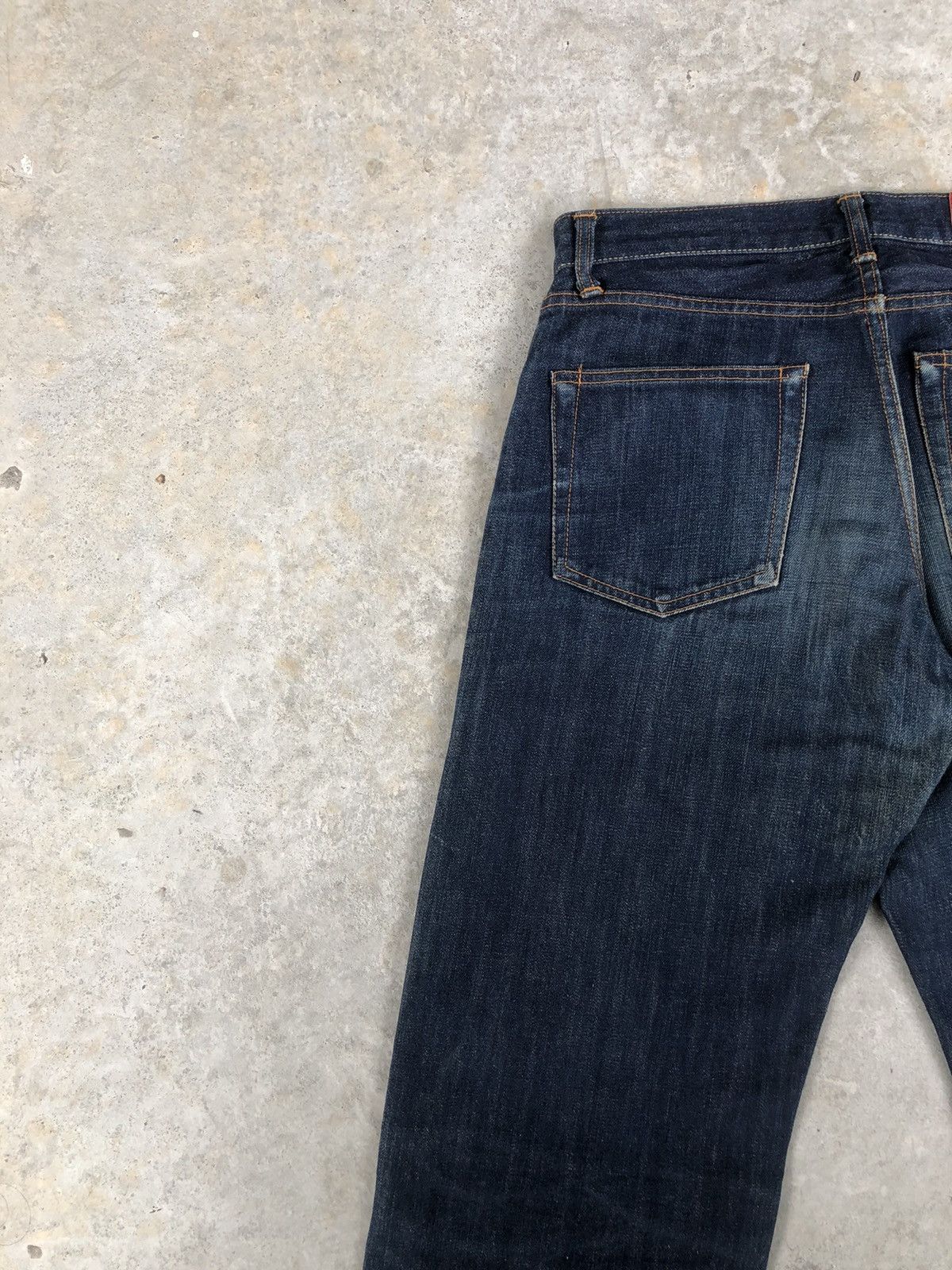 PPFM PPFM Selvedge Denim Distressed Denim Straight Cut Size US 30 / EU 46 - 9 Thumbnail