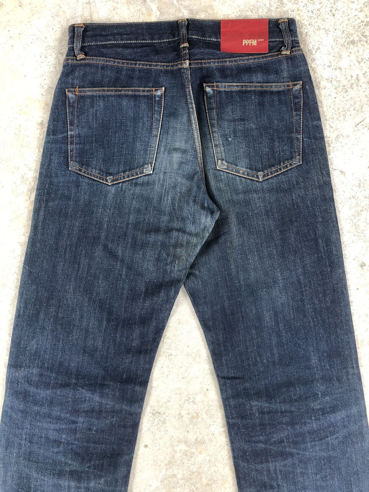 PPFM PPFM Selvedge Denim Distressed Denim Straight Cut Size US 30 / EU 46 - 8 Thumbnail