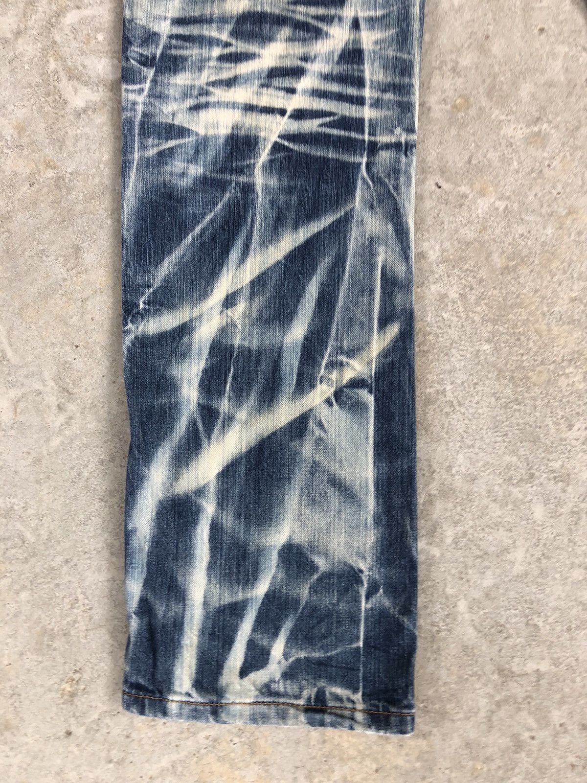 Japanese Brand Japanese Oniarai Embroidered Jeans Acid Wash Distressed Size US 33 - 11 Thumbnail