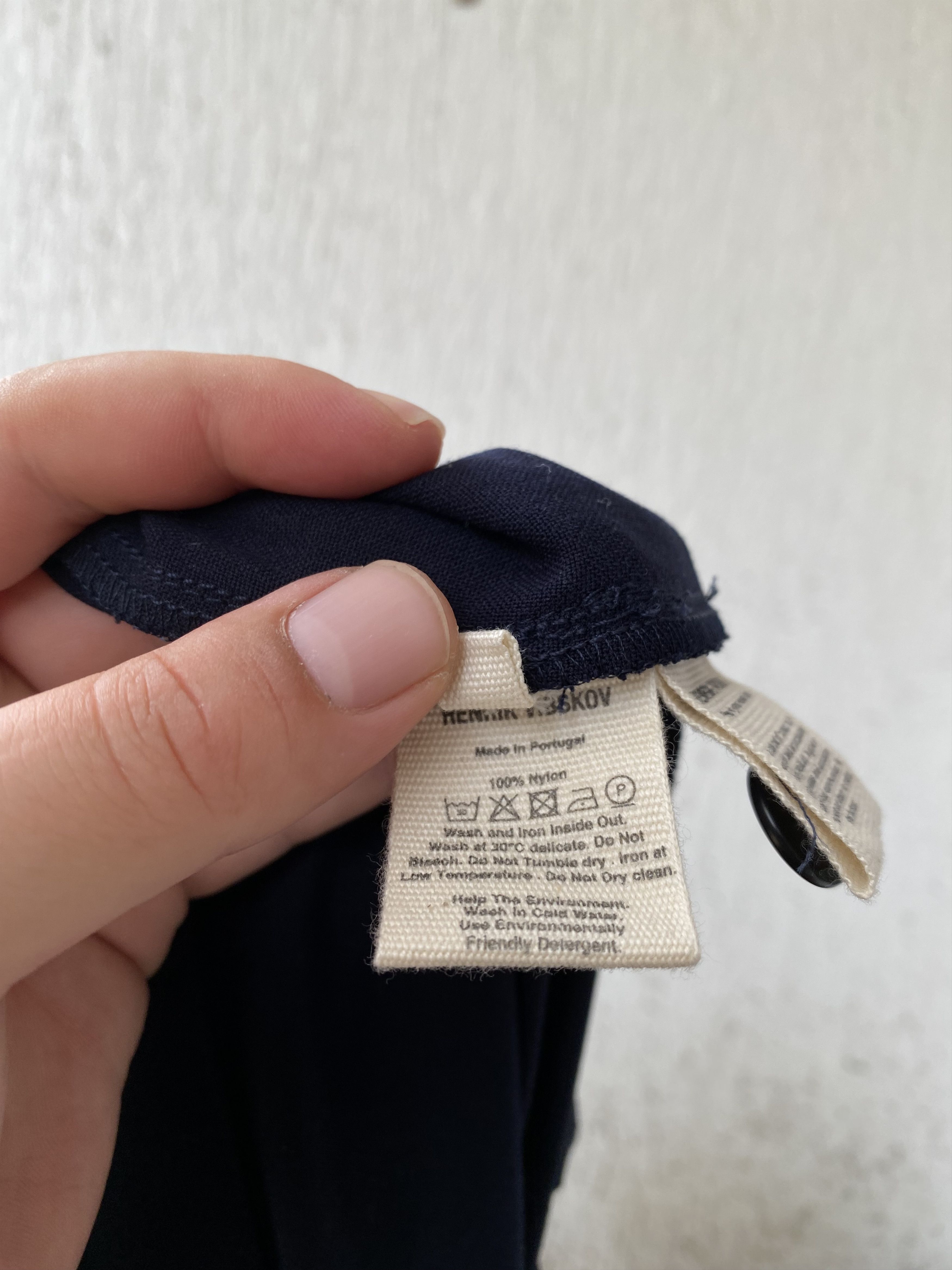 Henrik Vibskov BNWT SS20 wide dark navy pant Size US 31 - 4 Thumbnail