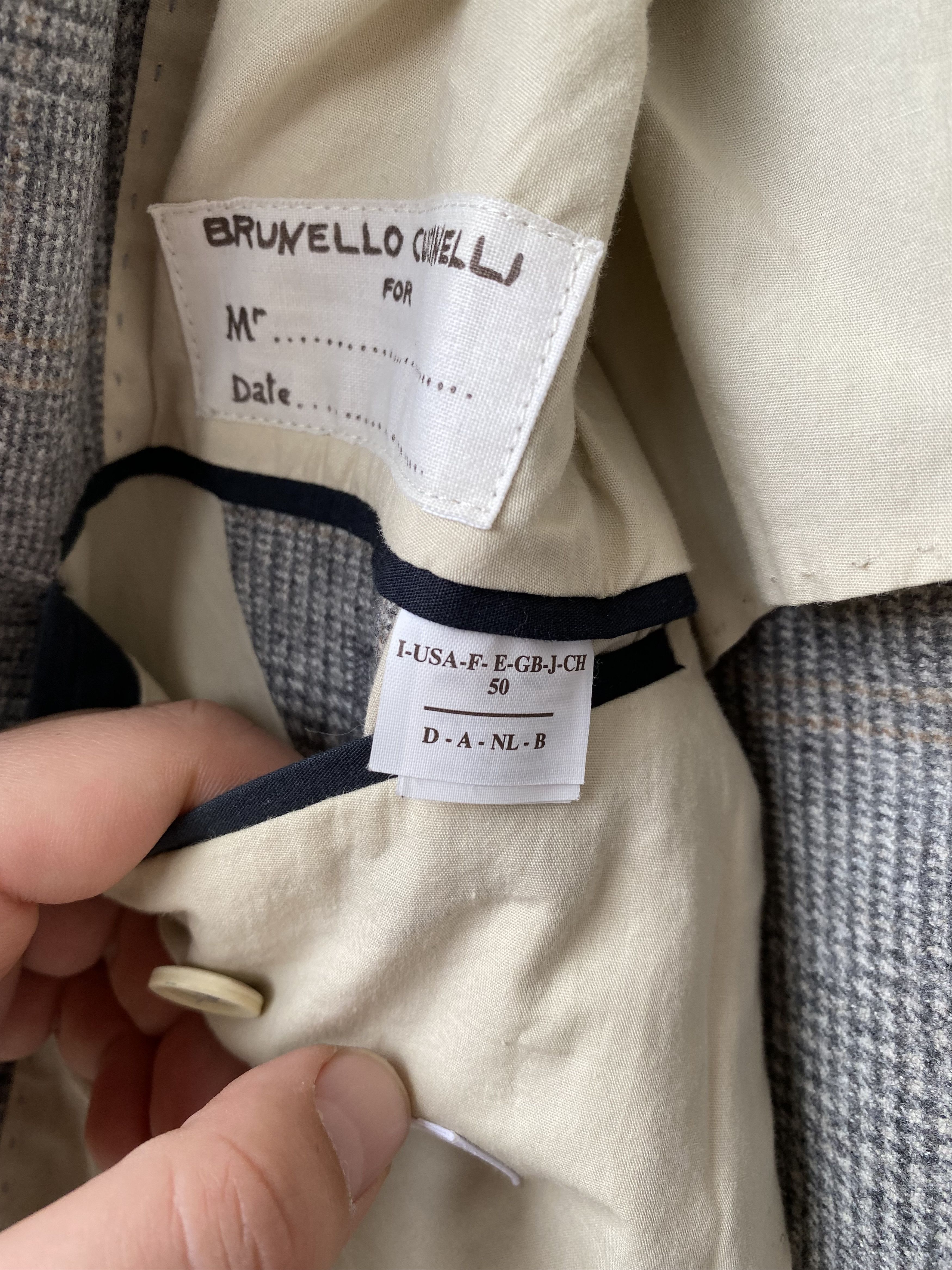 Brunello Cucinelli BNWOT cashmere blend unstructured blazer Size US M / EU 48-50 / 2 - 7 Thumbnail