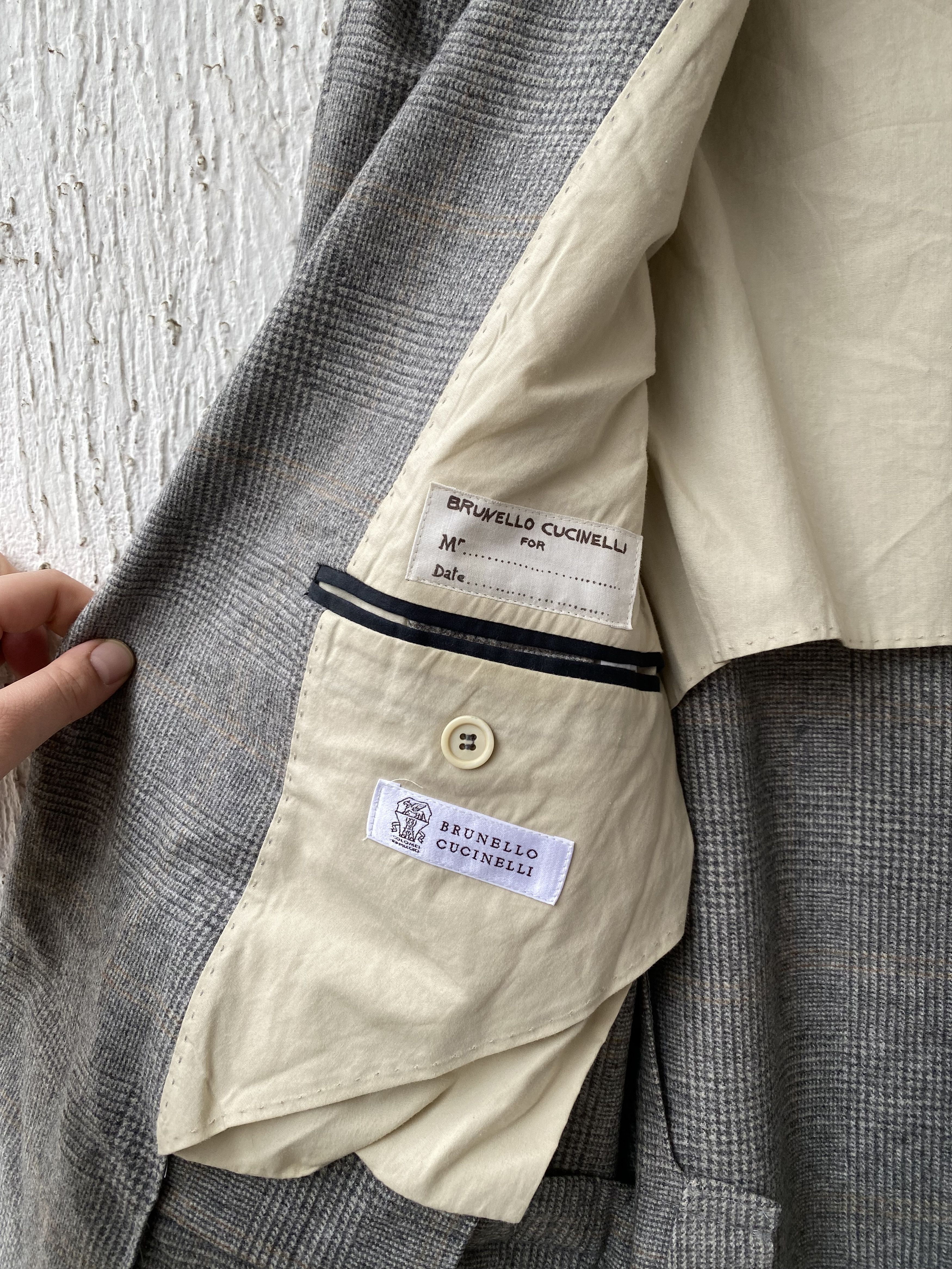 Brunello Cucinelli BNWOT cashmere blend unstructured blazer Size US M / EU 48-50 / 2 - 6 Thumbnail