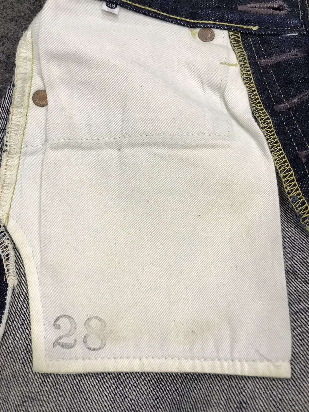 Japanese Brand × Kapital × Vintage Rare Vintage Kapital Hand Made Selvedge Denim Jeans Japan Size US 28 / EU 44 - 23 Thumbnail