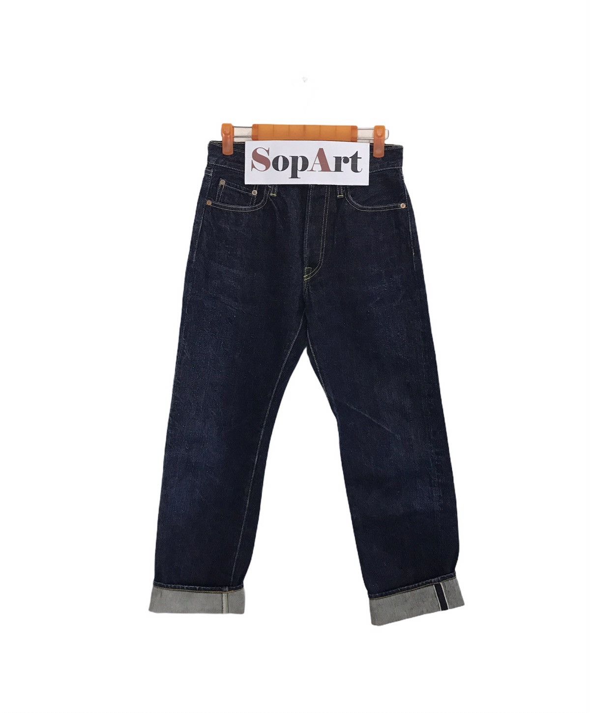 Japanese Brand × Kapital × Vintage Rare Vintage Kapital Hand Made Selvedge Denim Jeans Japan Size US 28 / EU 44 - 1 Thumbnail