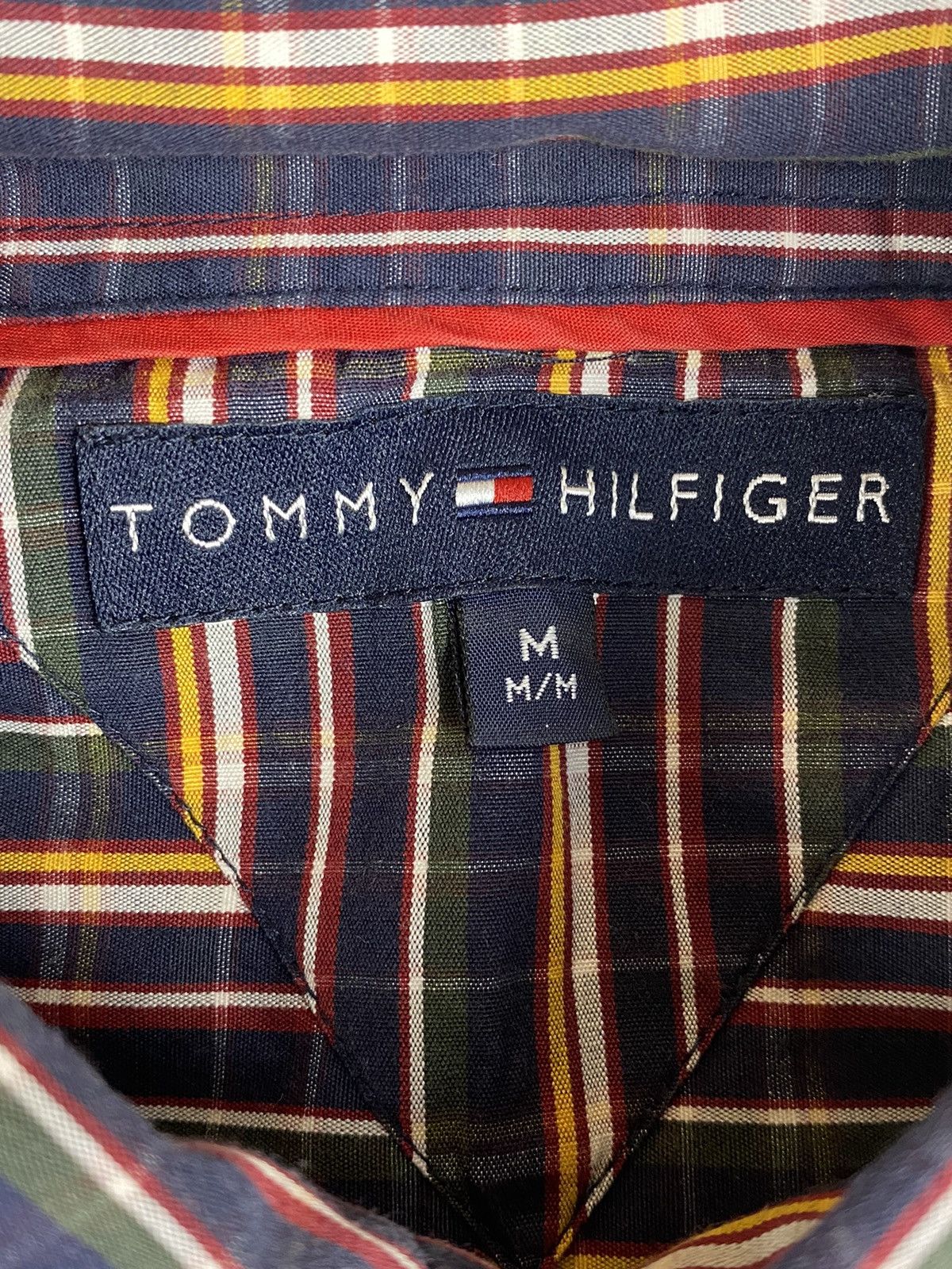Tommy Hilfiger Mens Vintage Tommy Hilfiger Long Sleeve Botton Shirt Size M Size US M / EU 48-50 / 2 - 6 Thumbnail