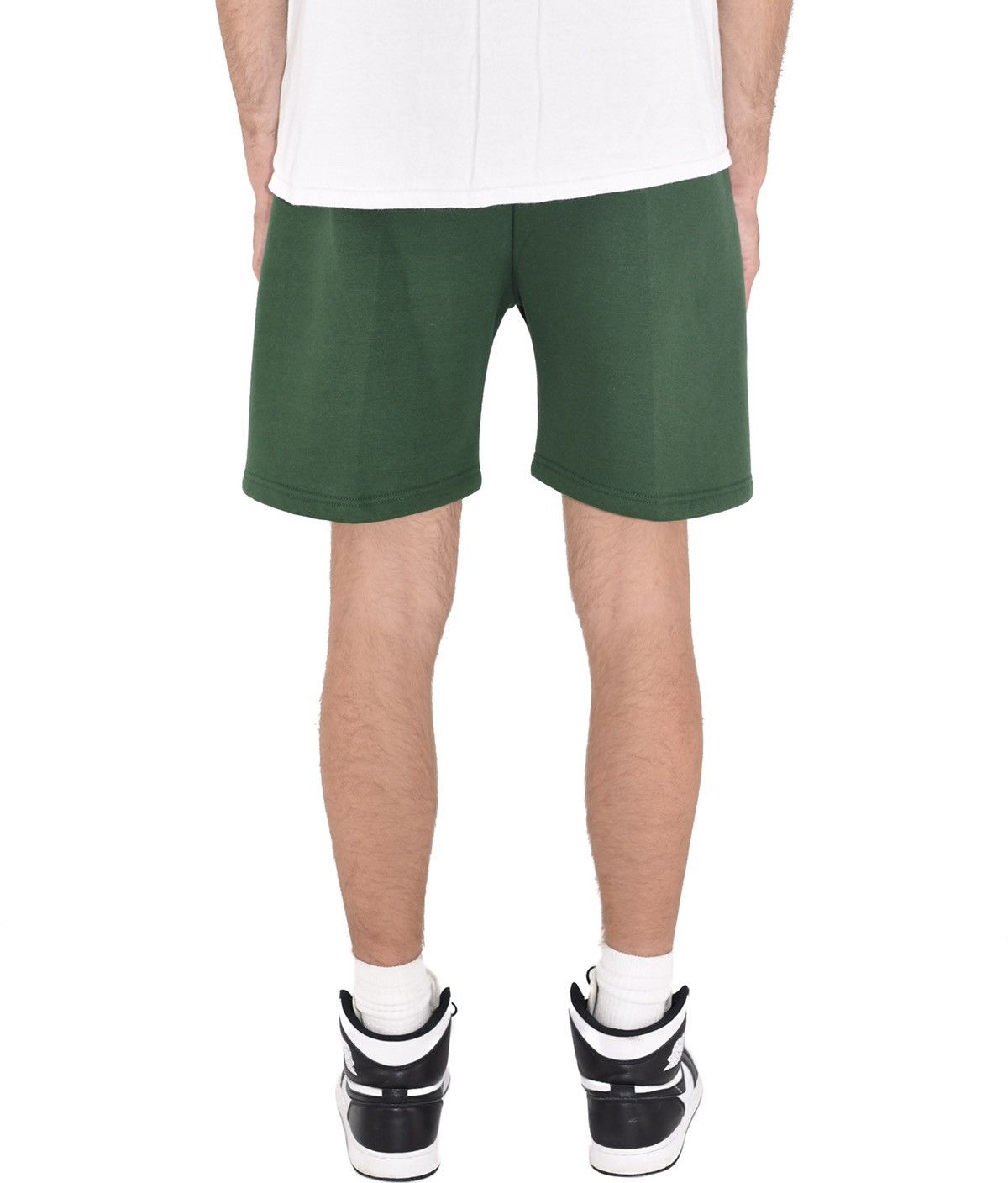 Vintage Fleece Sweat Shorts Forest Green XS Size US 26 / EU 42 - 3 Thumbnail