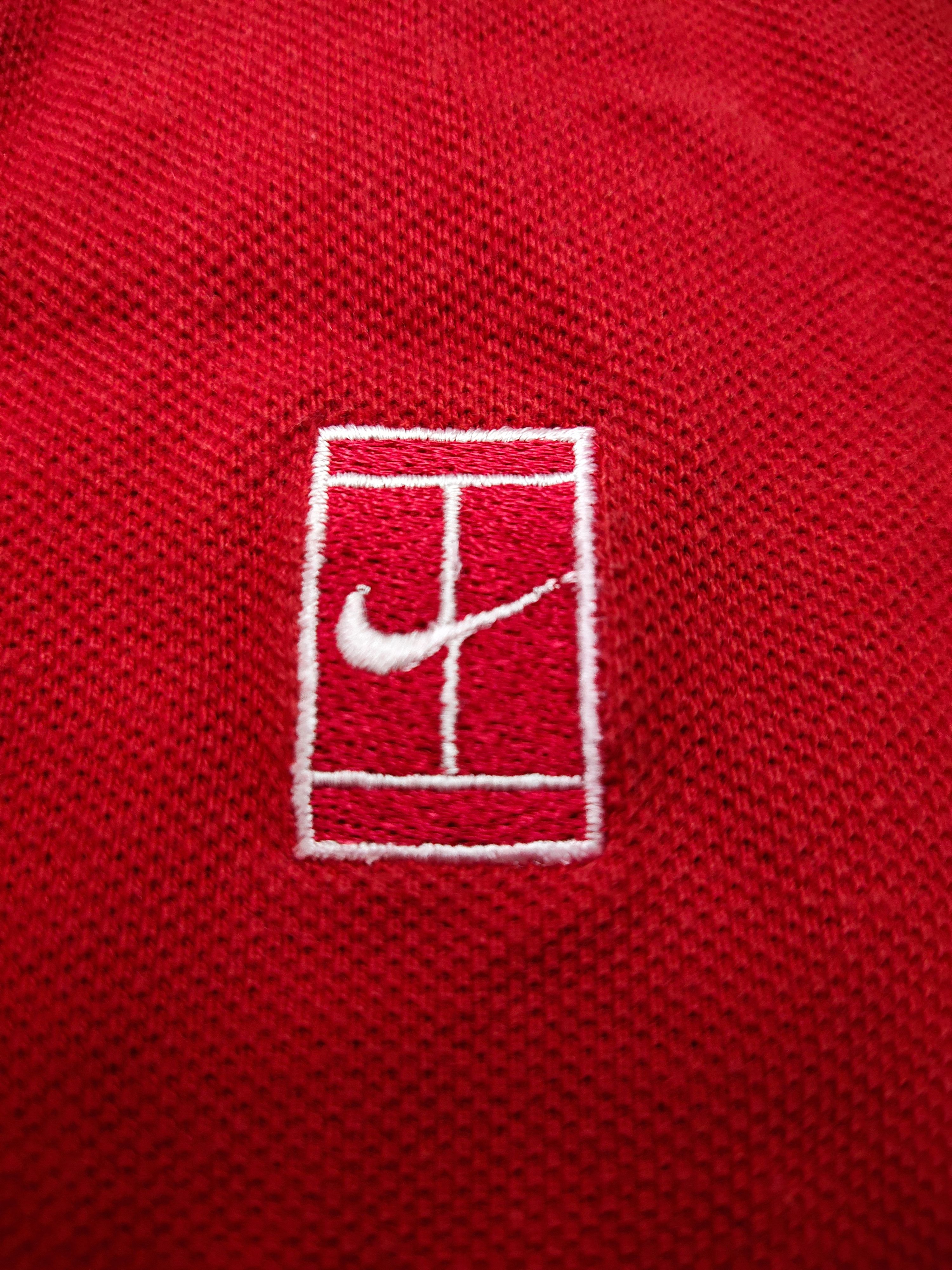 Nike Vintage Nike Swoosh Tennis Polo Shirt Size US XL / EU 56 / 4 - 4 Thumbnail