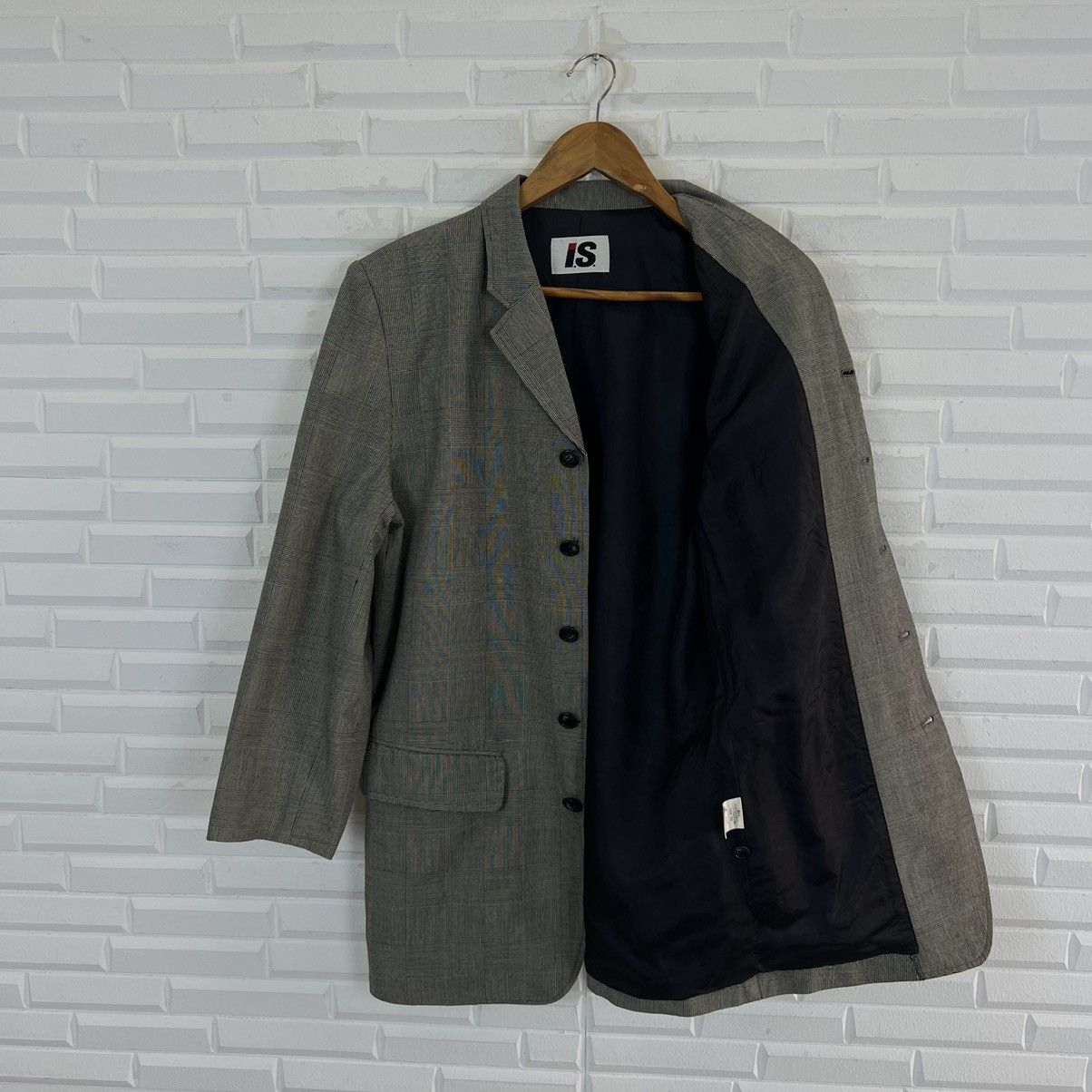 VINTAGE IS ISSEY MIYAKE TARTAN DESIGN JACKET