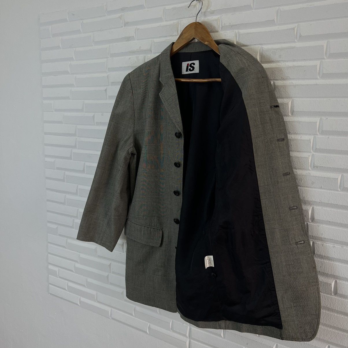 VINTAGE IS ISSEY MIYAKE TARTAN DESIGN JACKET