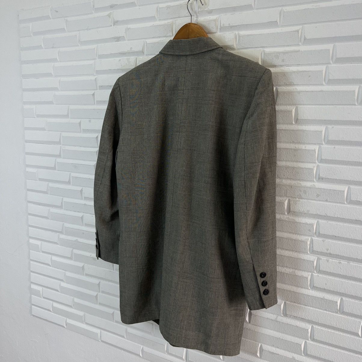 VINTAGE IS ISSEY MIYAKE TARTAN DESIGN JACKET