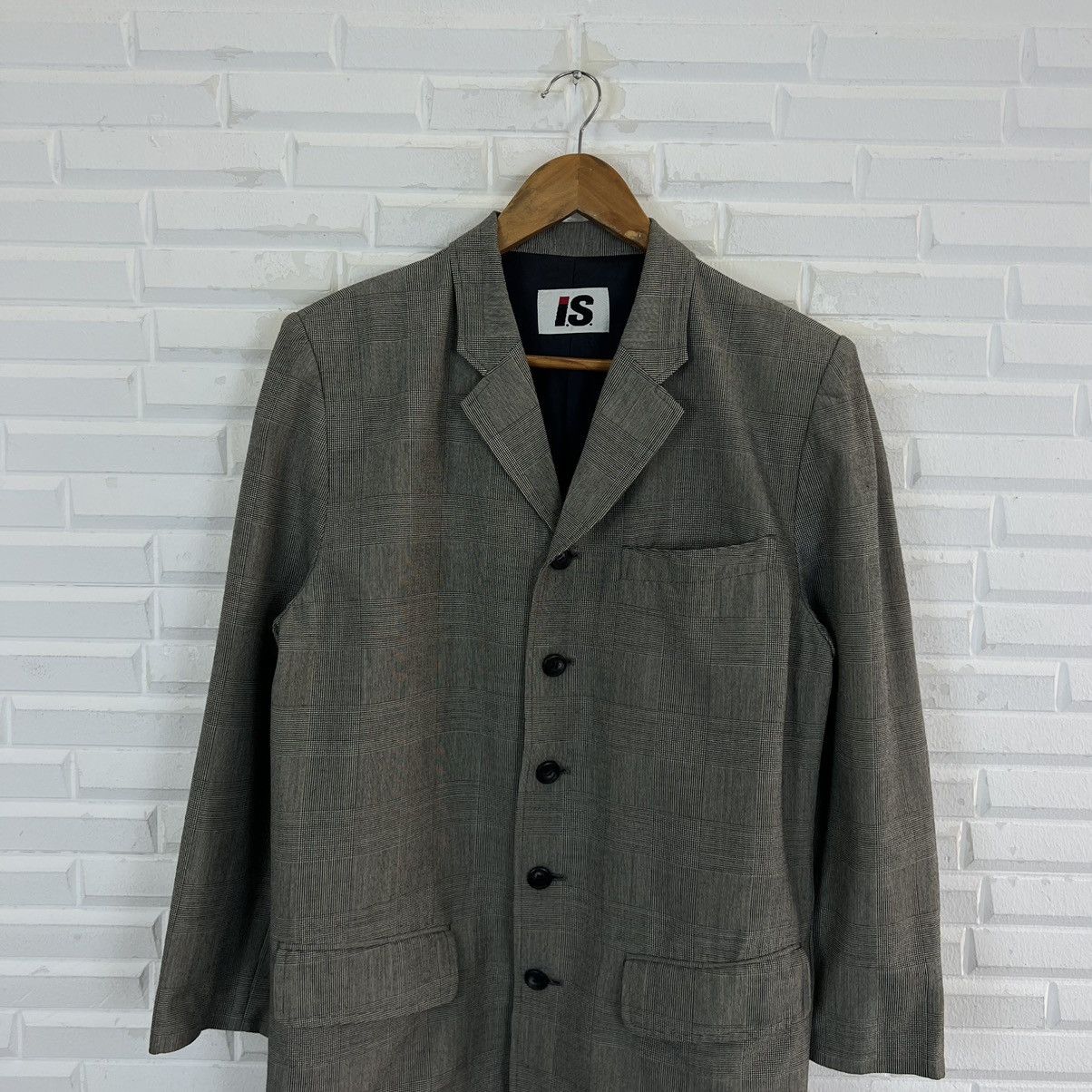 VINTAGE IS ISSEY MIYAKE TARTAN DESIGN JACKET
