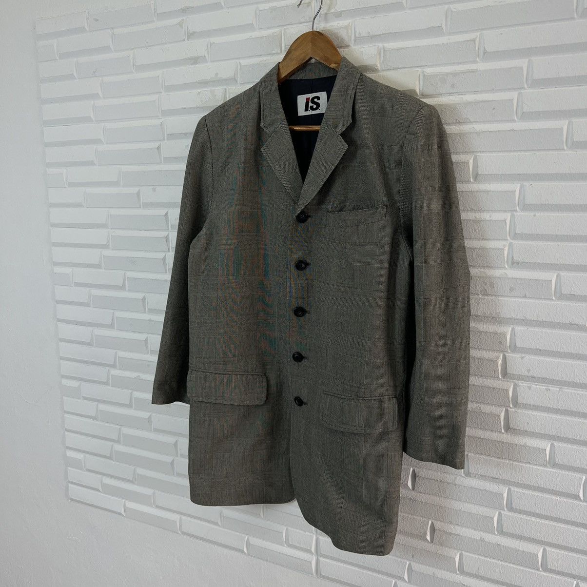 VINTAGE IS ISSEY MIYAKE TARTAN DESIGN JACKET