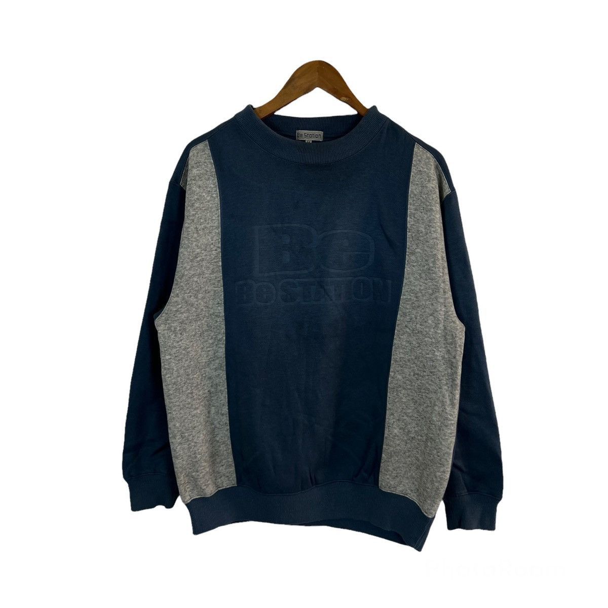 Japanese Brand VINTAGE BE STATION BIG LOGO CREWNECK SWEATSHIRT Size US M / EU 48-50 / 2 - 1 Thumbnail