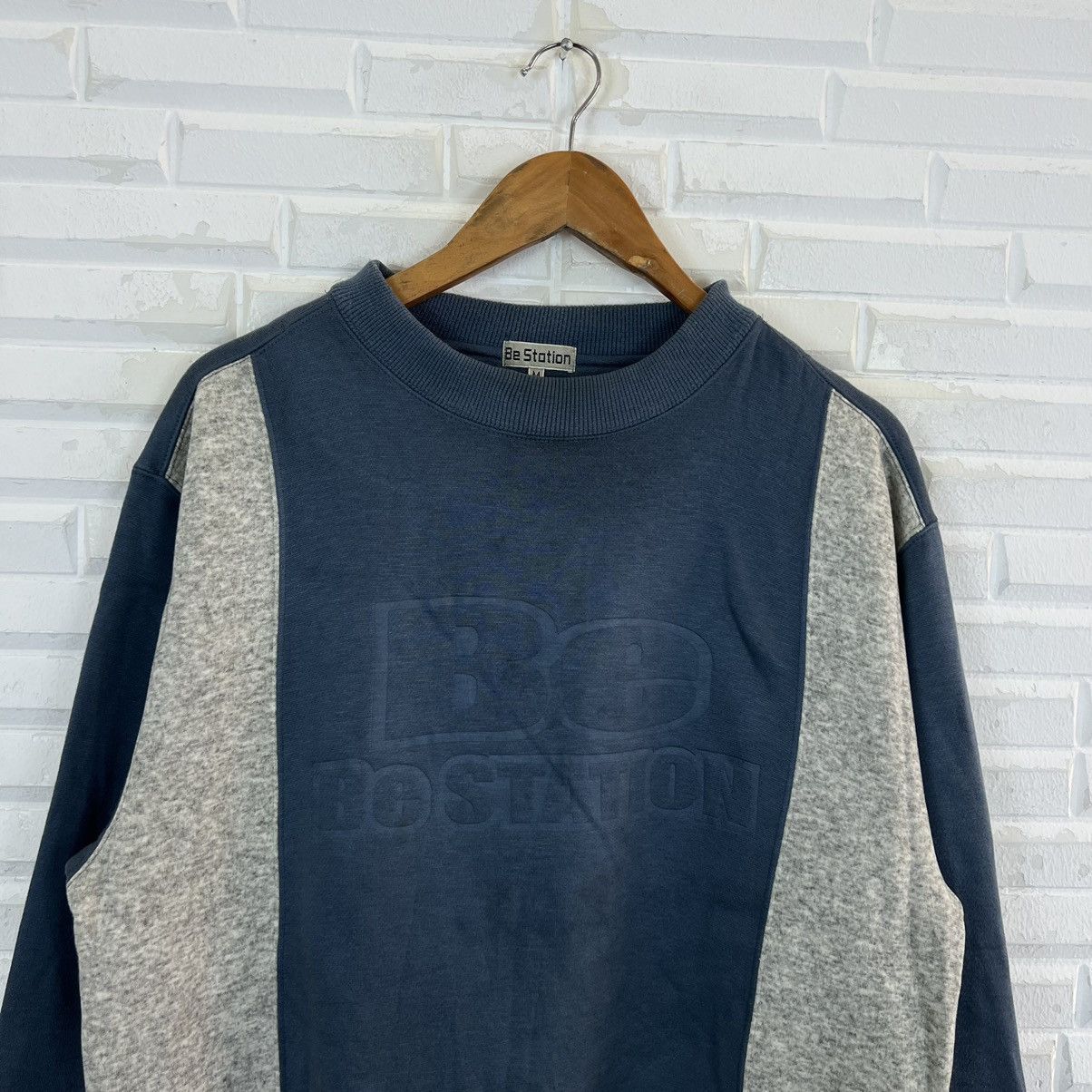 Japanese Brand VINTAGE BE STATION BIG LOGO CREWNECK SWEATSHIRT Size US M / EU 48-50 / 2 - 3 Thumbnail