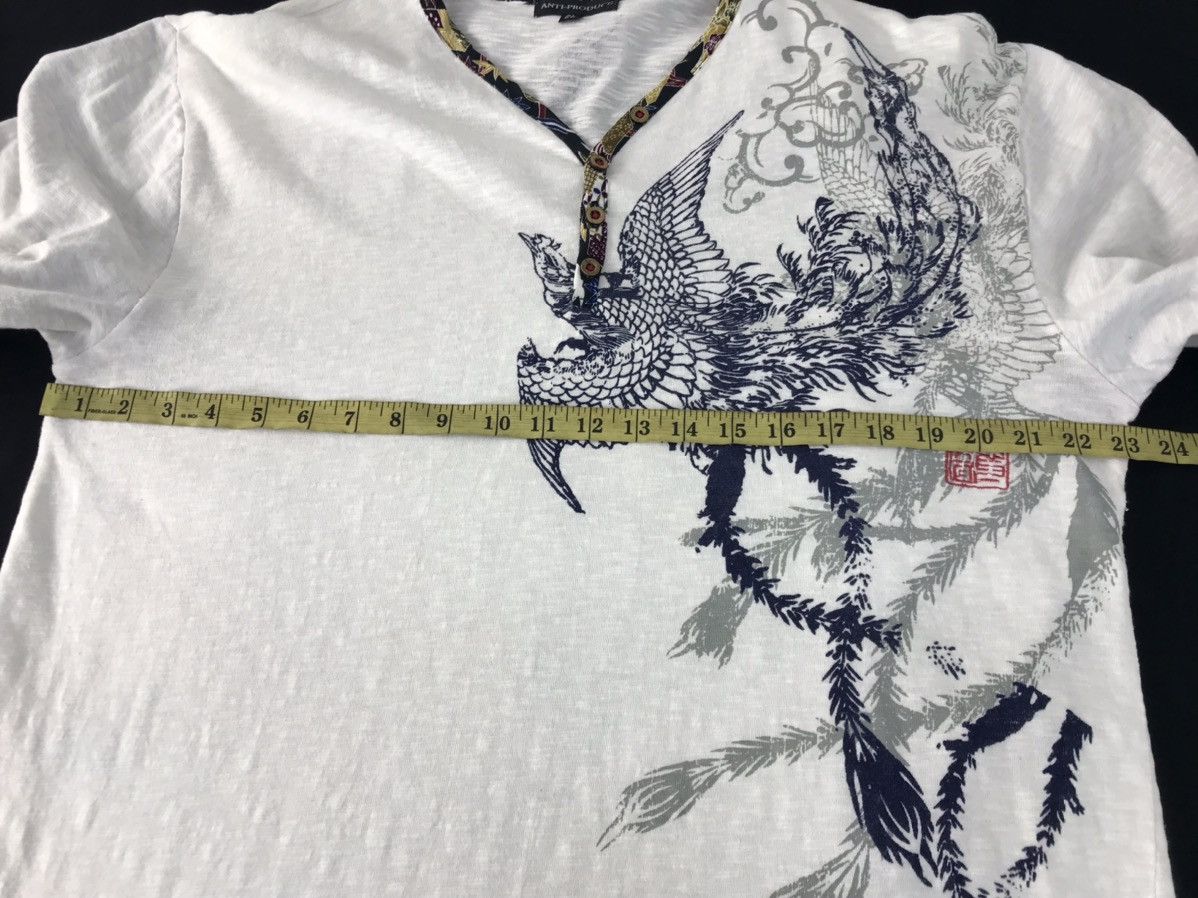 Japanese Brand Anti -Produce Phoenix Art Design Size US L / EU 52-54 / 3 - 11 Thumbnail