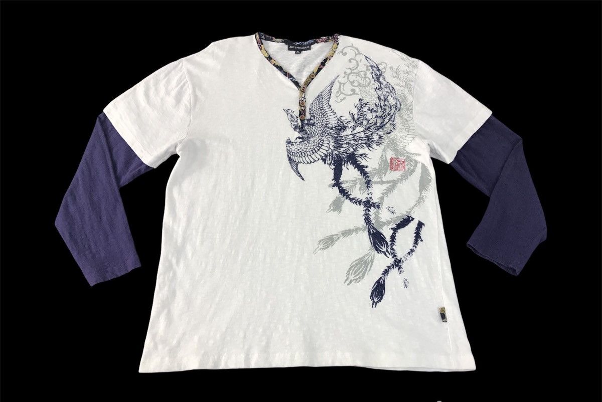 Japanese Brand Anti -Produce Phoenix Art Design Size US L / EU 52-54 / 3 - 1 Thumbnail