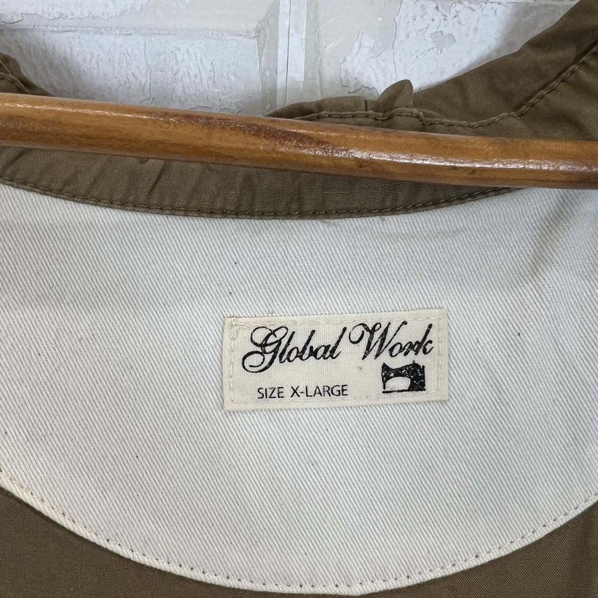 VINTAGE HIKORY CHORE ZIPPER JACKET GLOBAL WORK JAPAN